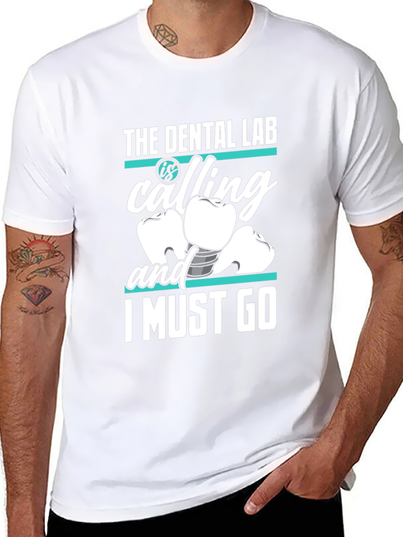 Dental Lab Calling T-Shirt - Dentist Humor Tee
