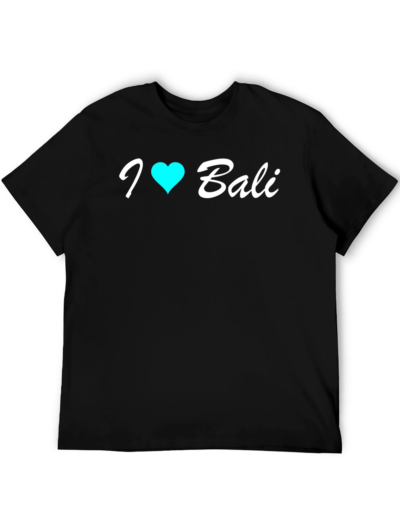 I Heart Bali Black T-Shirt - Stylish Souvenir Tee