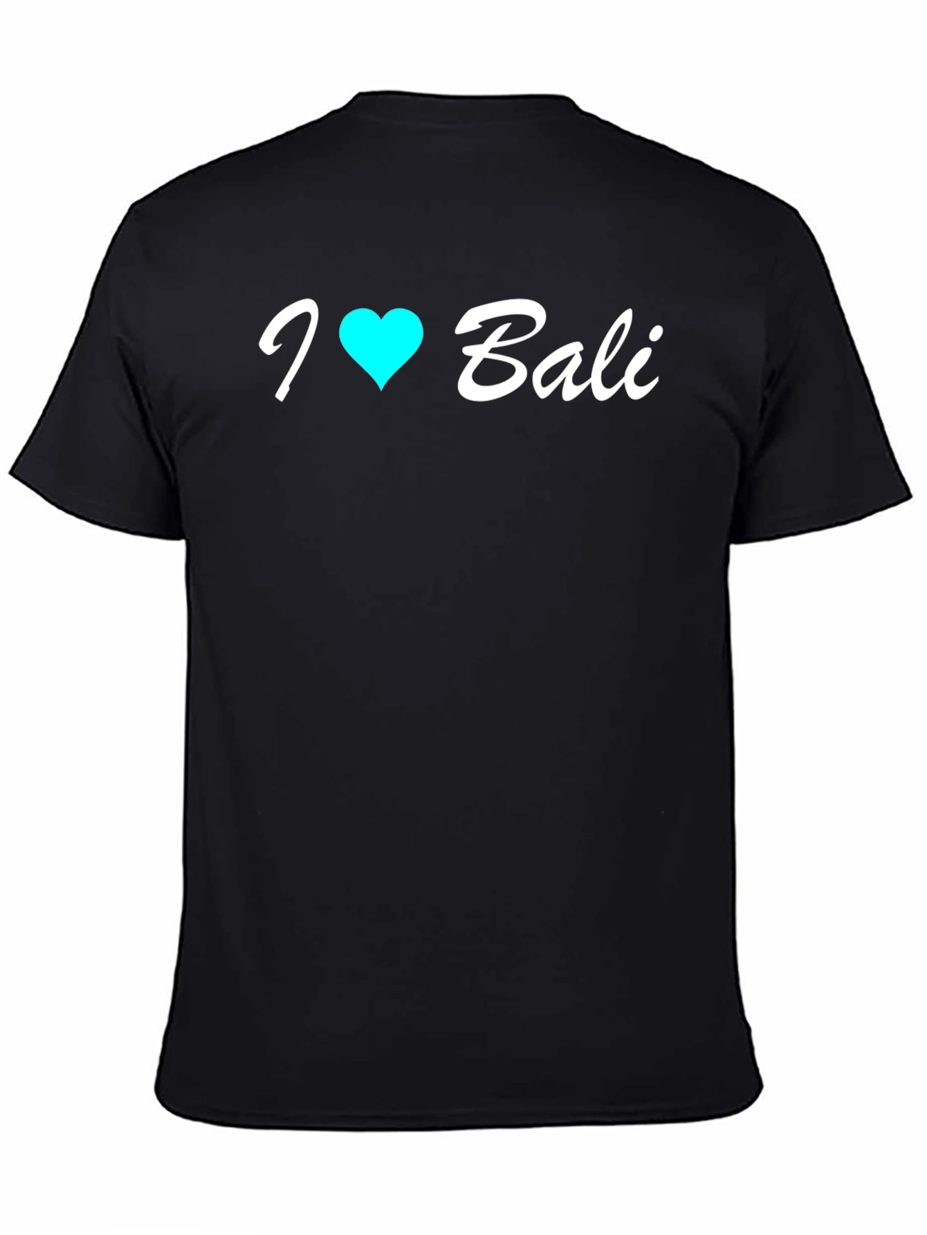 I Heart Bali Black T-Shirt - Stylish Souvenir Tee