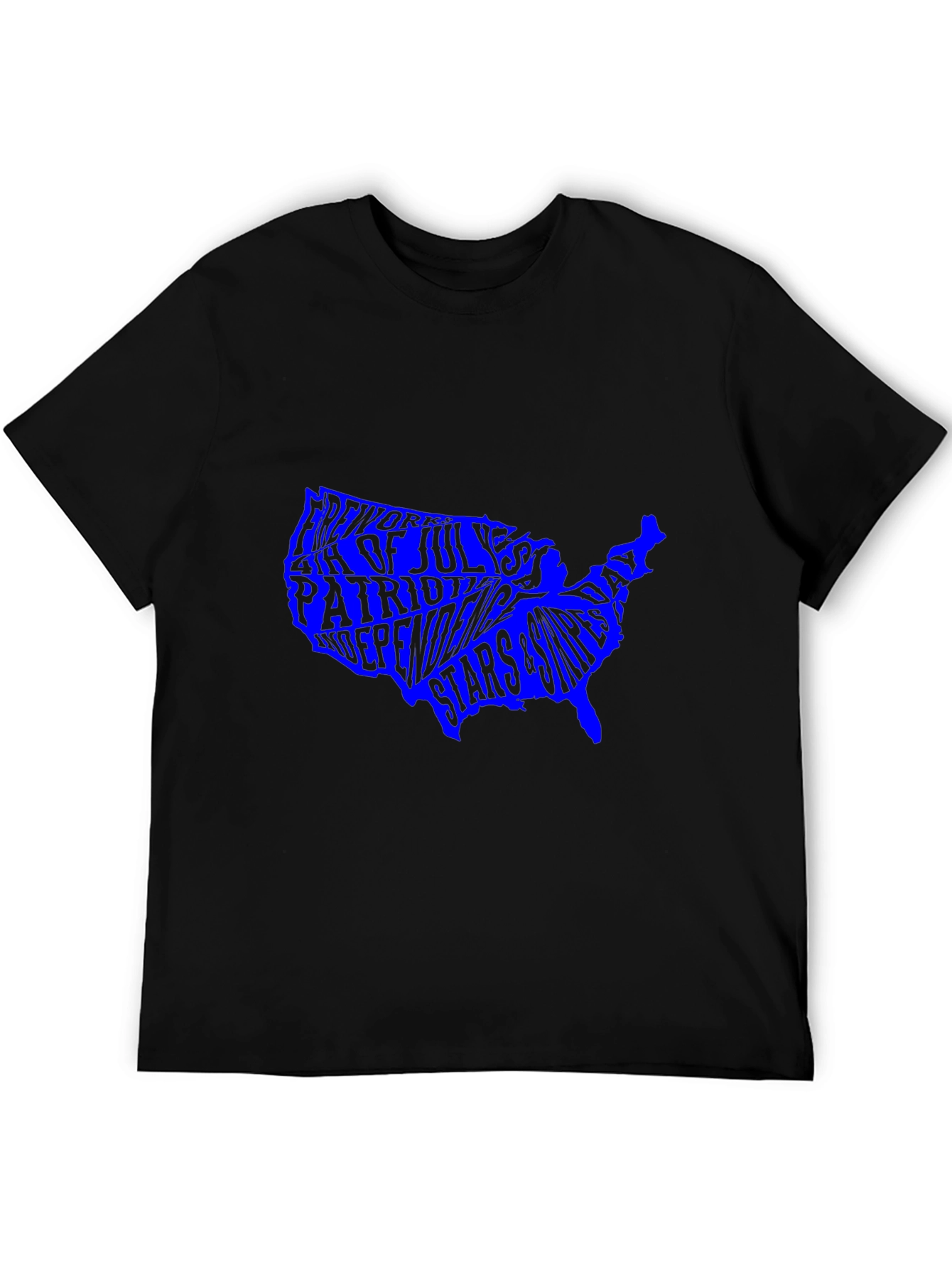 Patriotic USA Map T-Shirt
