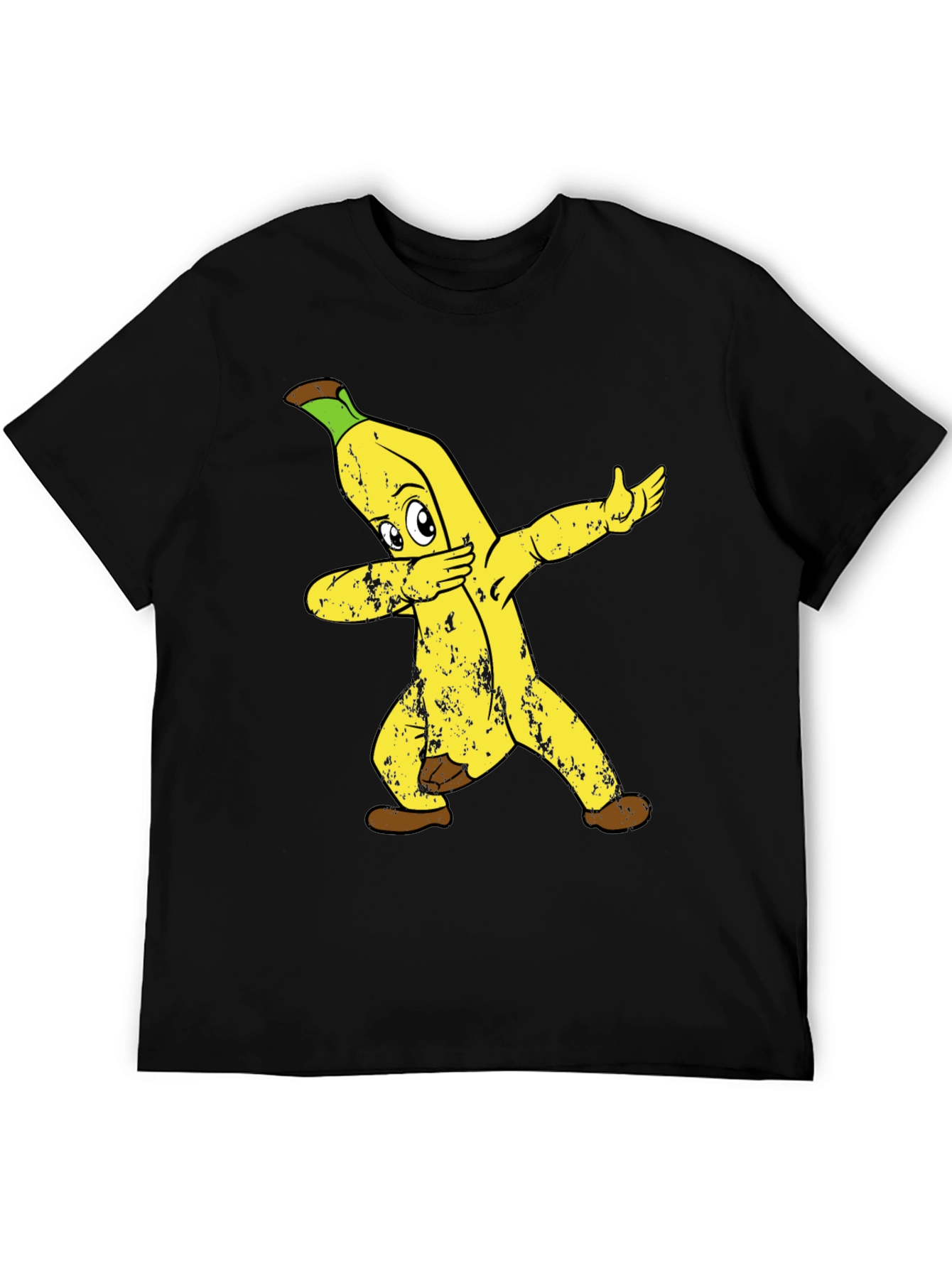 Dabbing Banana Graphic Tee - Funny Fruit Shirt