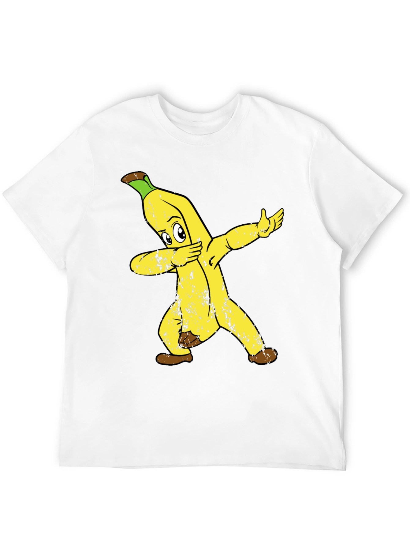 Dabbing Banana Graphic Tee - Funny Fruit Shirt
