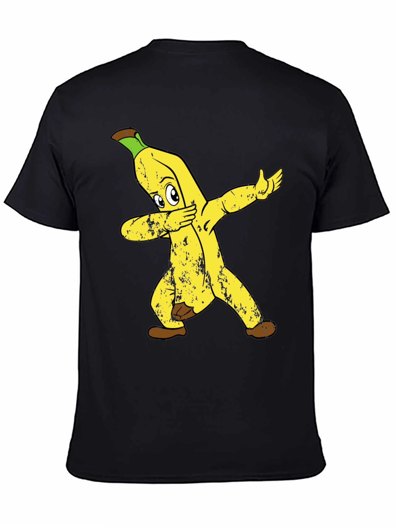 Dabbing Banana Graphic Tee - Funny Fruit Shirt