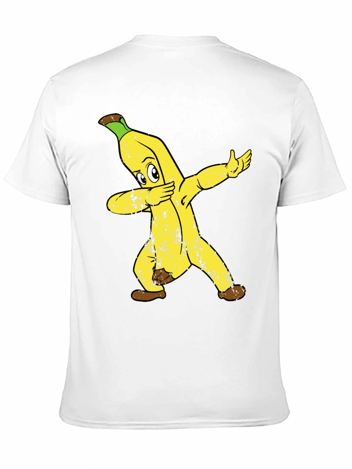 Dabbing Banana Graphic Tee - Funny Fruit Shirt
