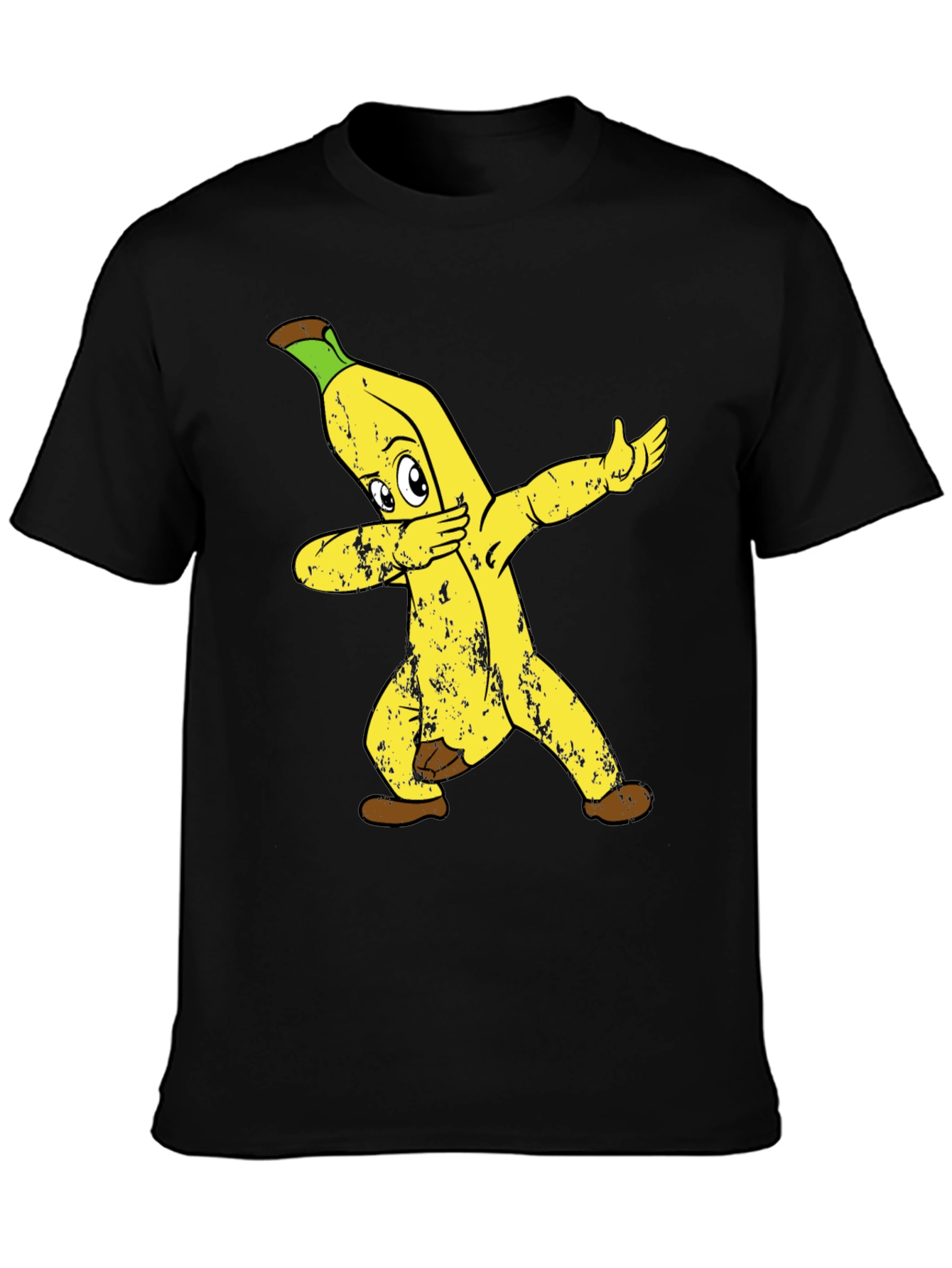 Dabbing Banana Graphic Tee - Funny Fruit Shirt