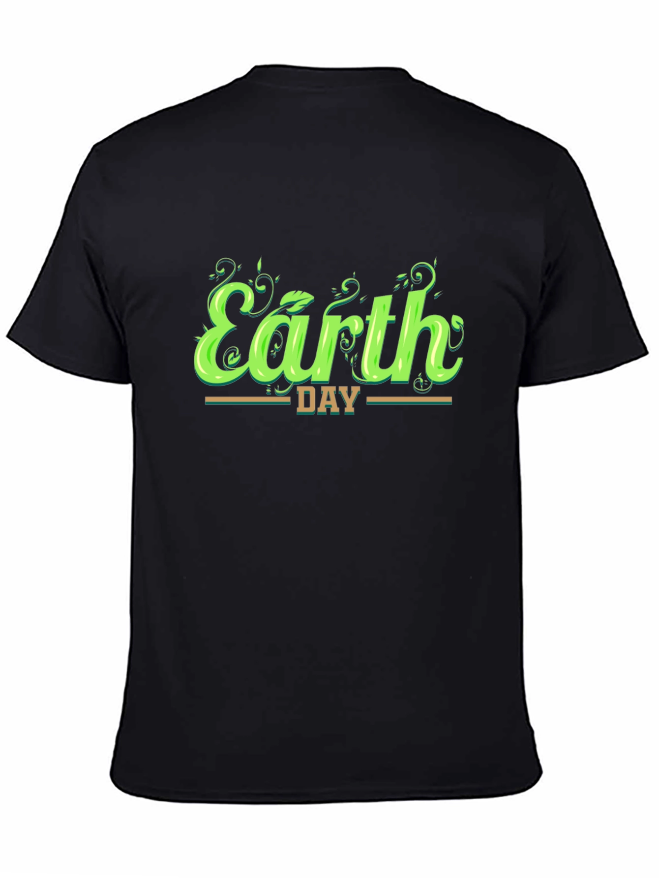 Earth Day Black T-Shirt