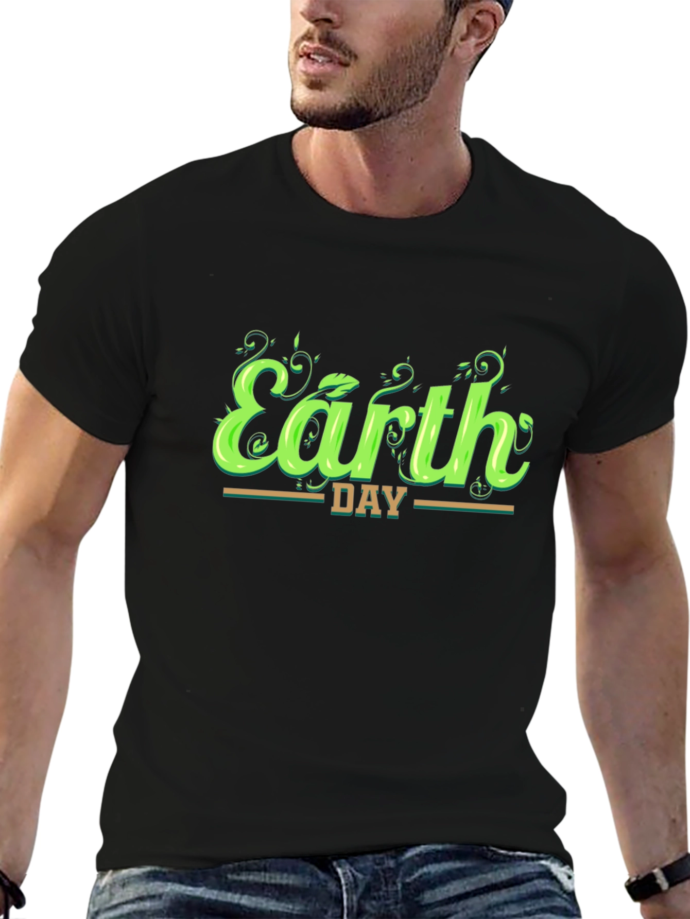 Earth Day Black T-Shirt