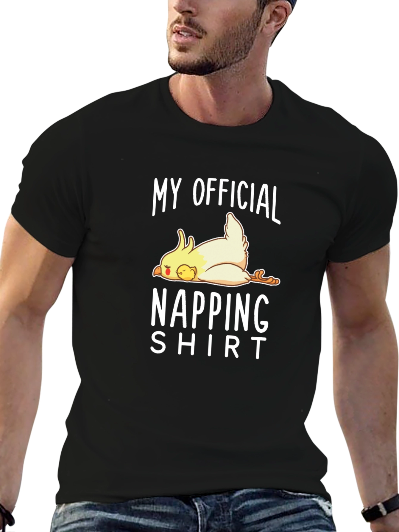 My Official Napping Shirt - Funny Cockatiel Tee