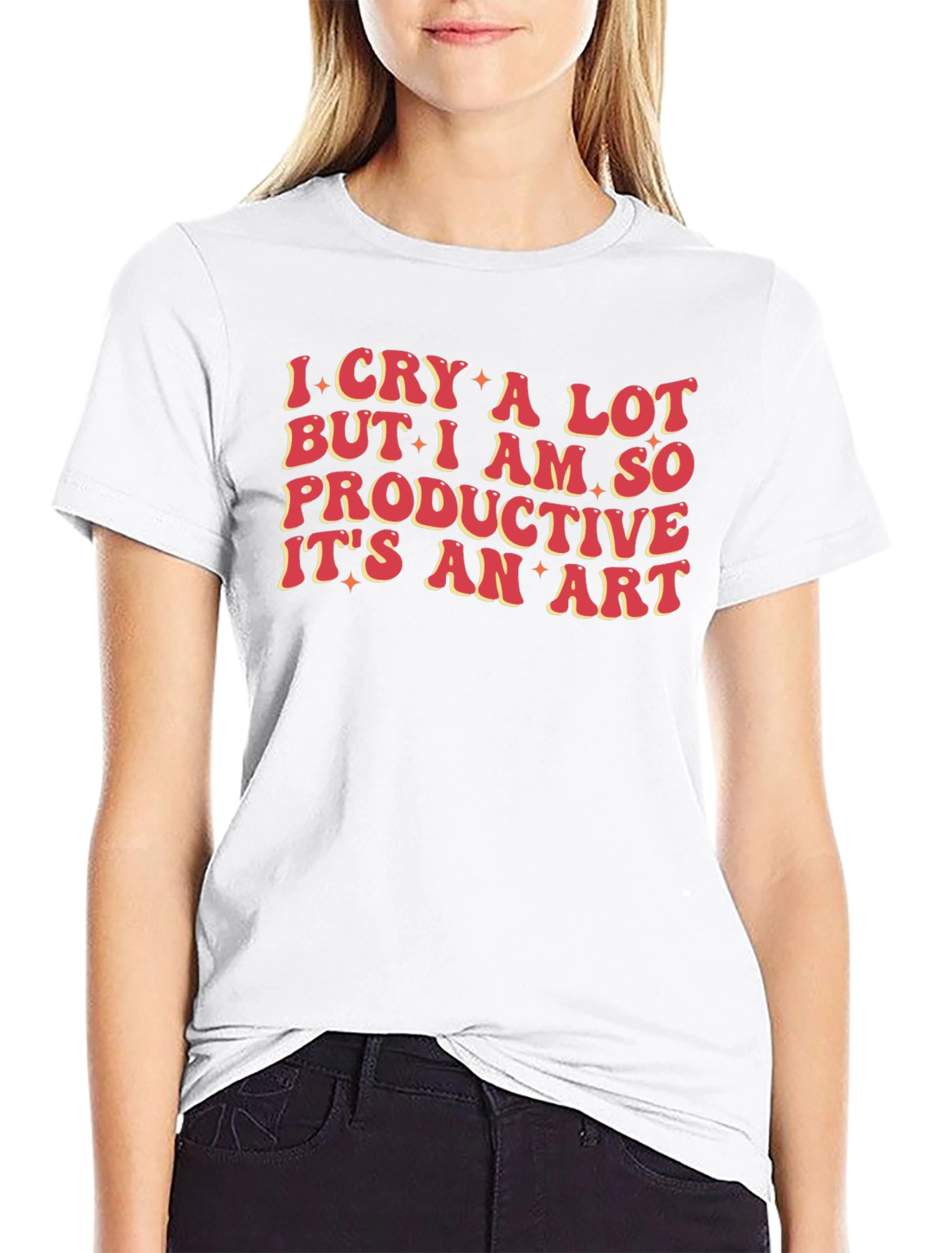 I Cry a Lot Funny T-Shirt