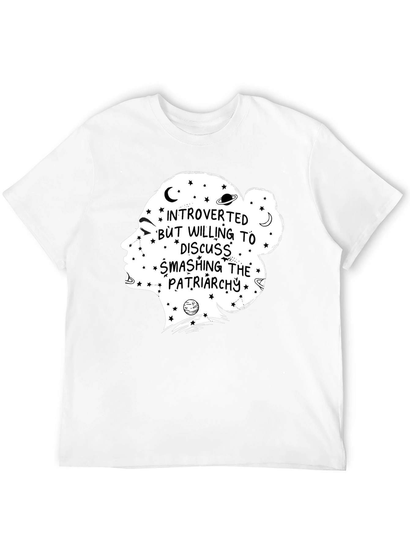 Introverted Feminist Tee - Smashing the Patriarchy