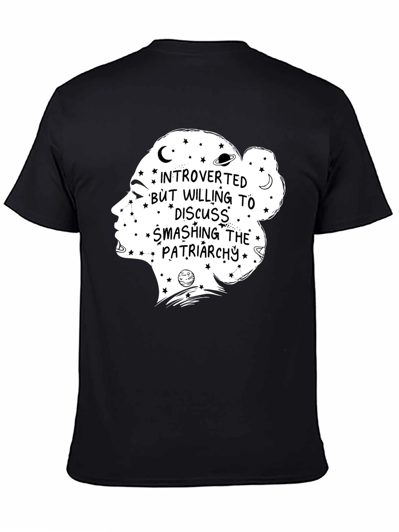 Introverted Feminist Tee - Smashing the Patriarchy
