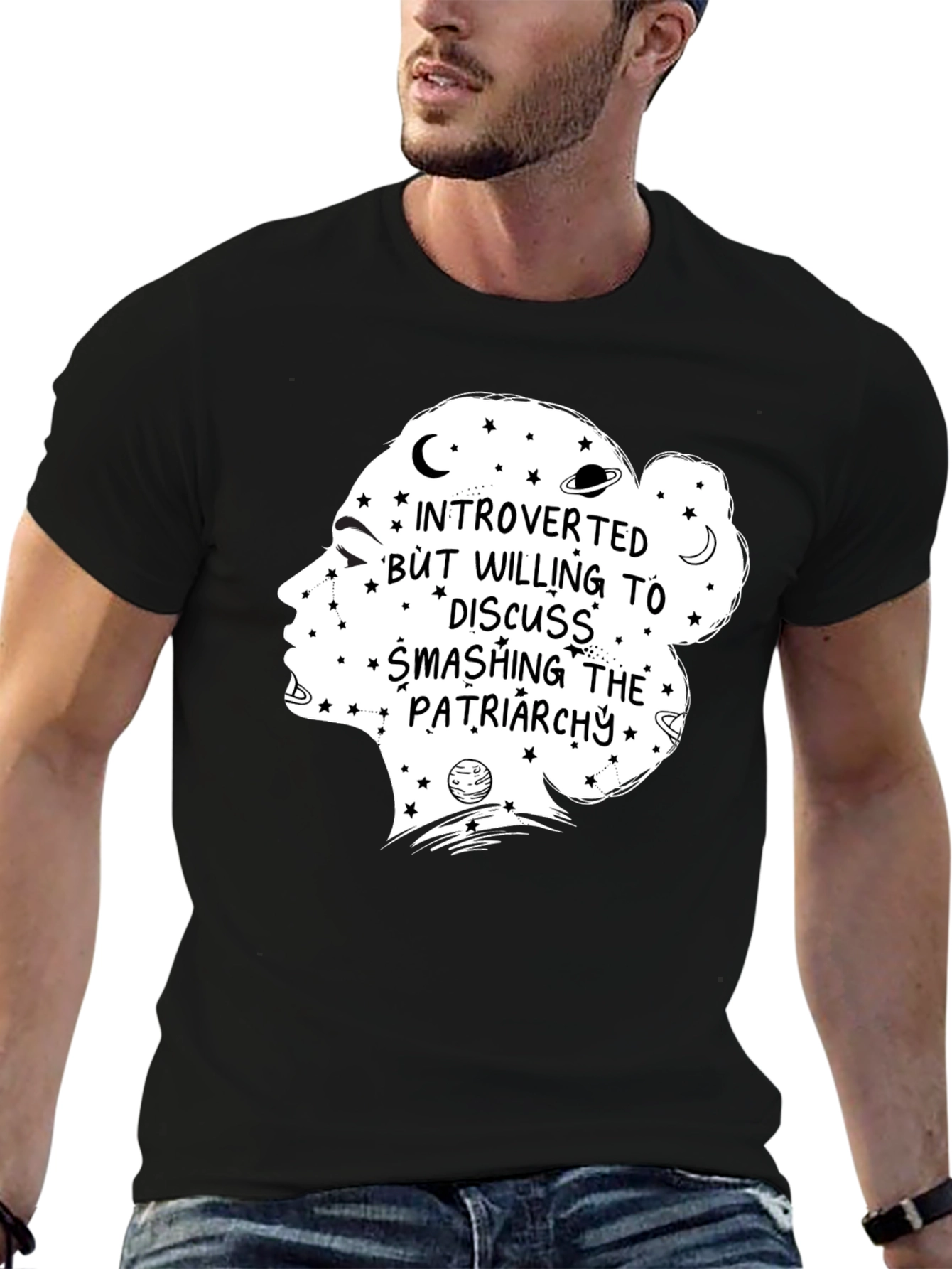 Introverted Feminist Tee - Smashing the Patriarchy