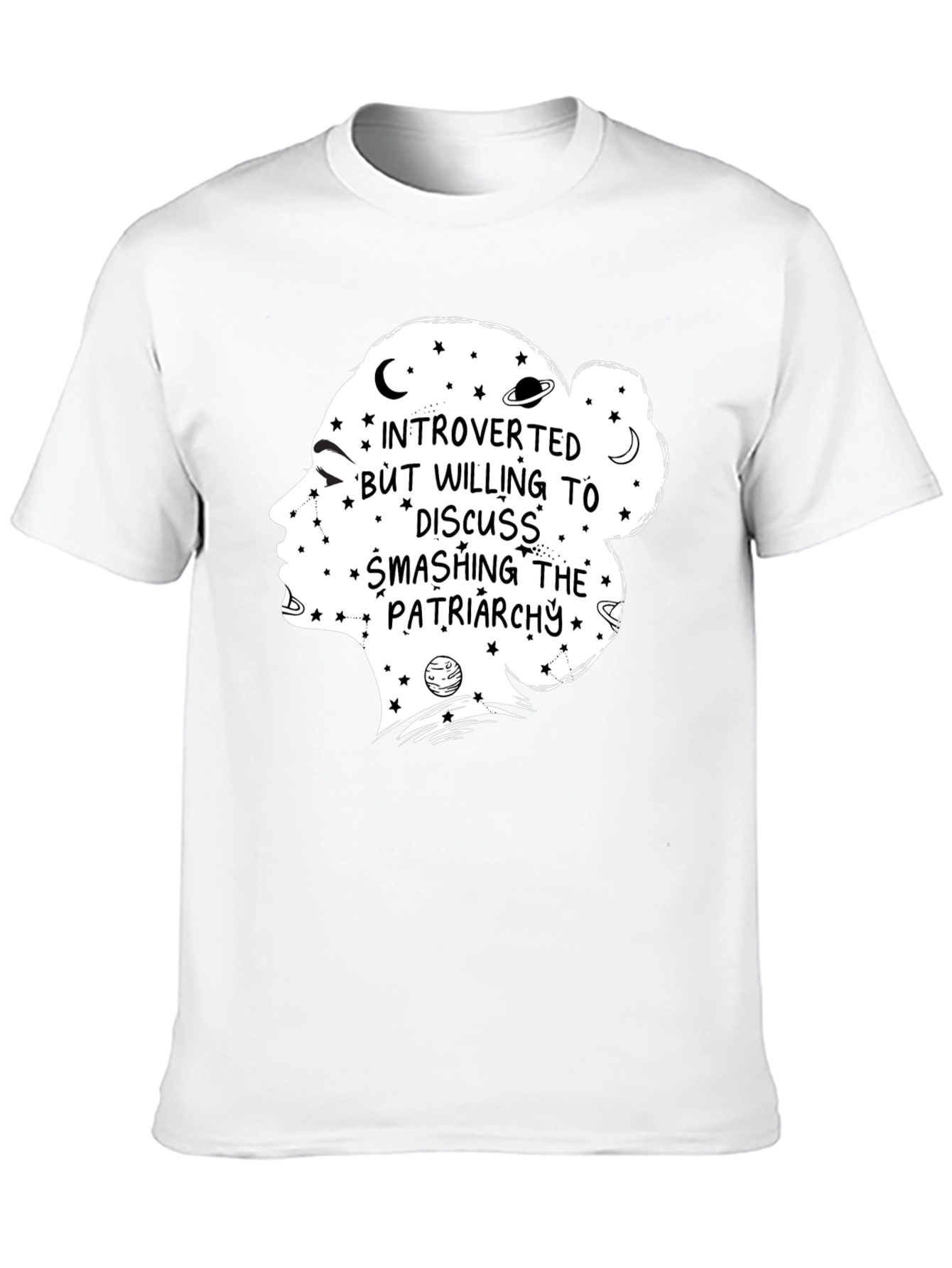 Introverted Feminist Tee - Smashing the Patriarchy