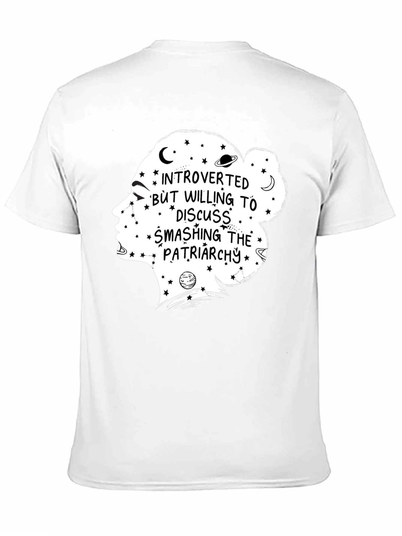 Introverted Feminist Tee - Smashing the Patriarchy