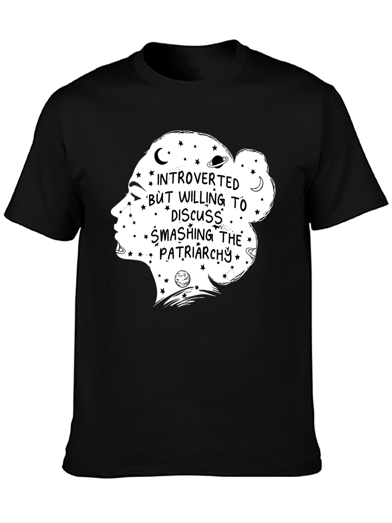 Introverted Feminist Tee - Smashing the Patriarchy