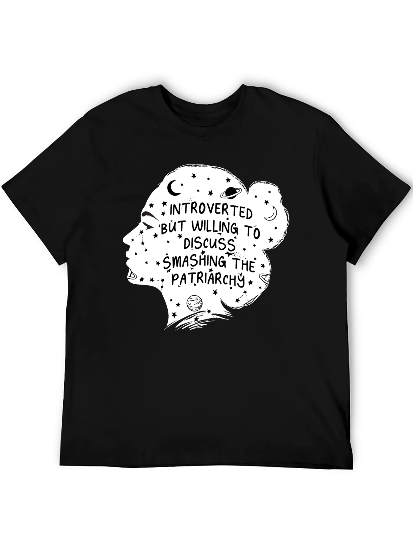 Introverted Feminist Tee - Smashing the Patriarchy