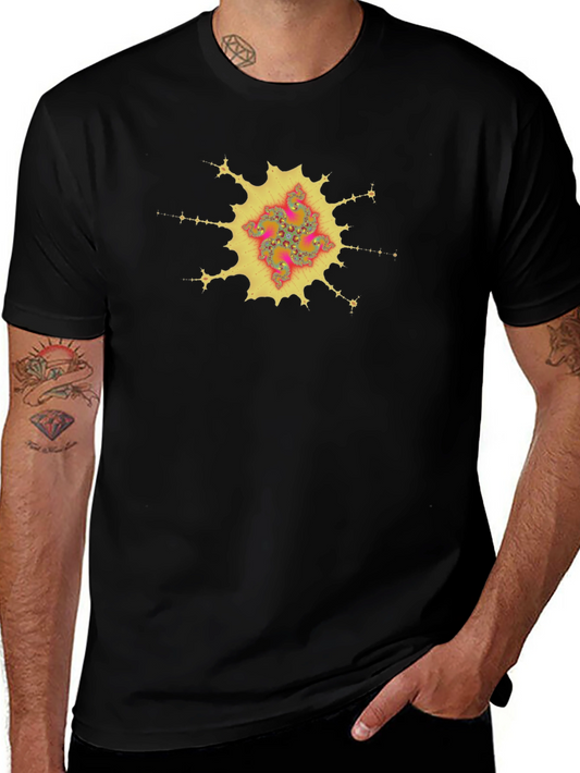 Fractal Design Tee - Unique Graphic Print T-Shirt