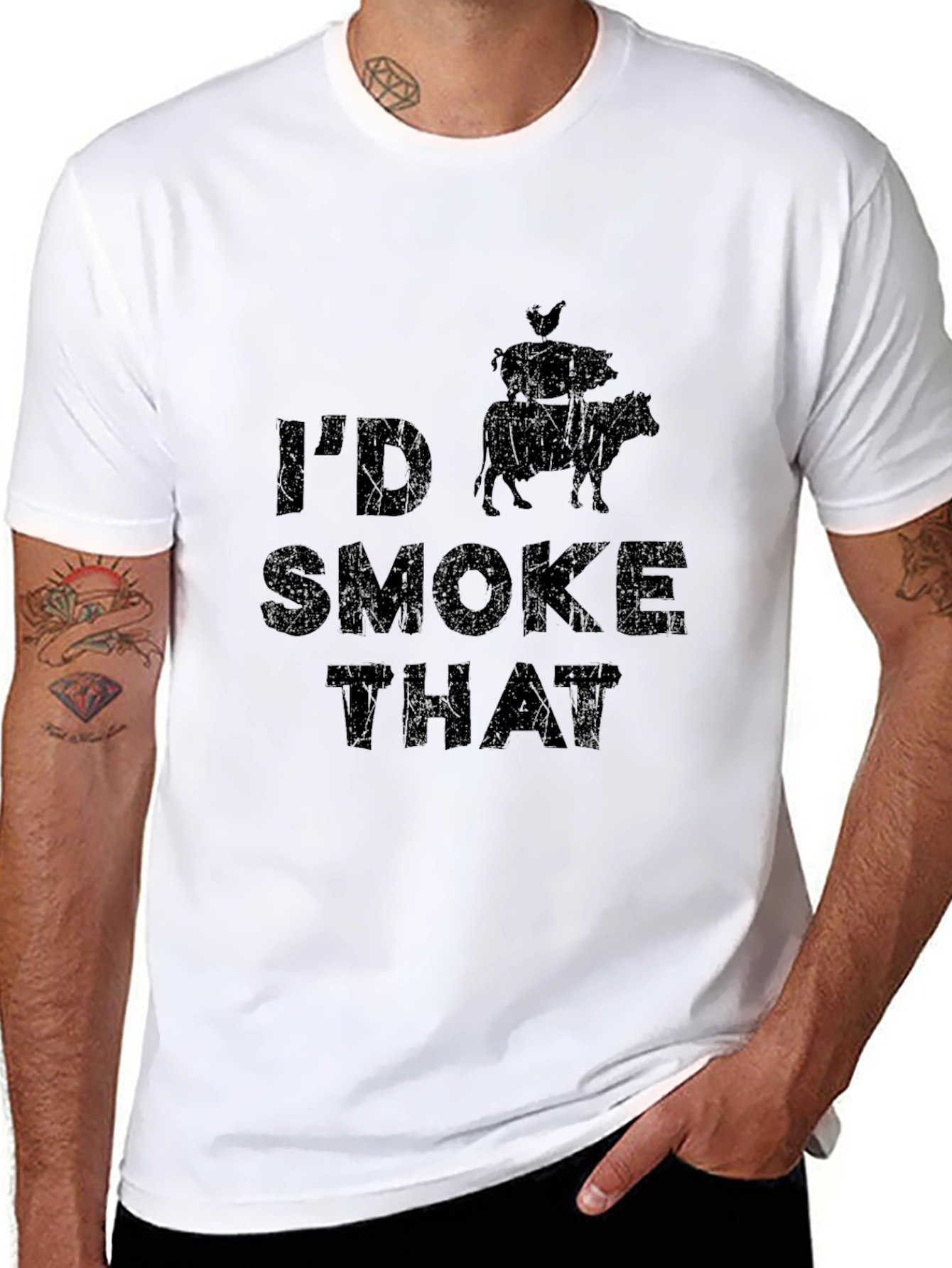 Id Smoke That BBQ T-Shirt