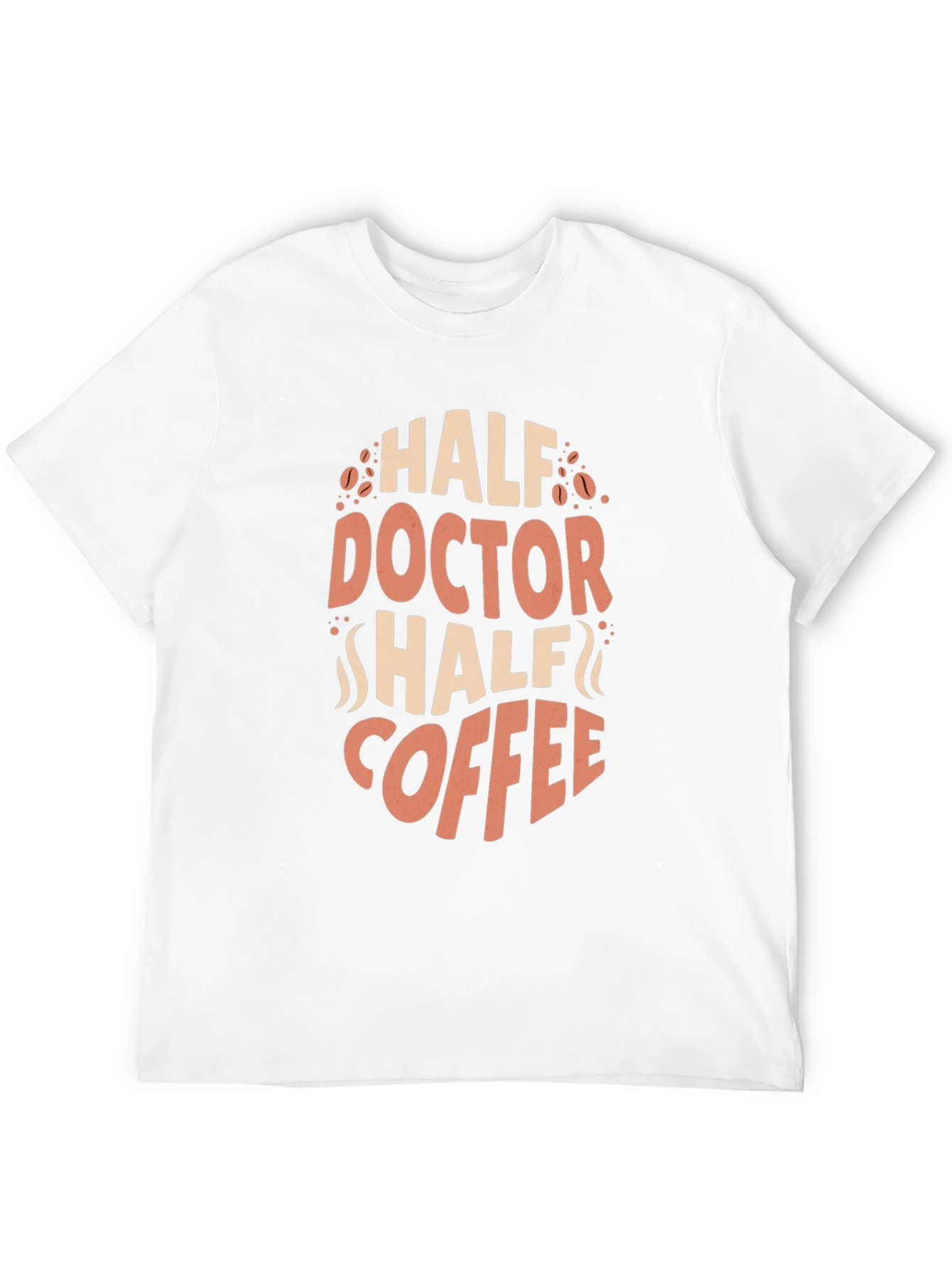 Half Doctor Half Coffee Graphic T-Shirt