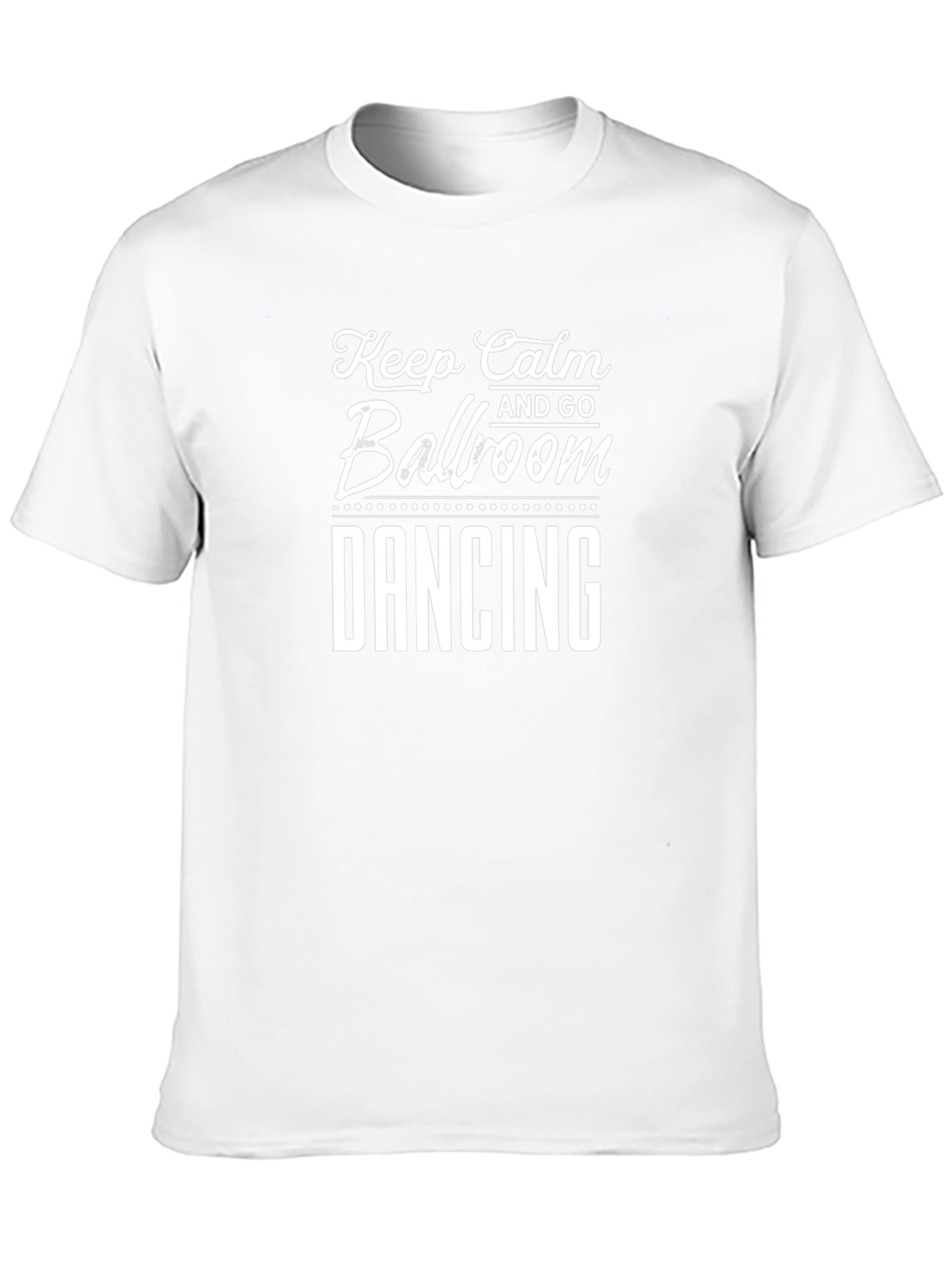 Keep Calm Ballroom Dancing Black T-Shirt