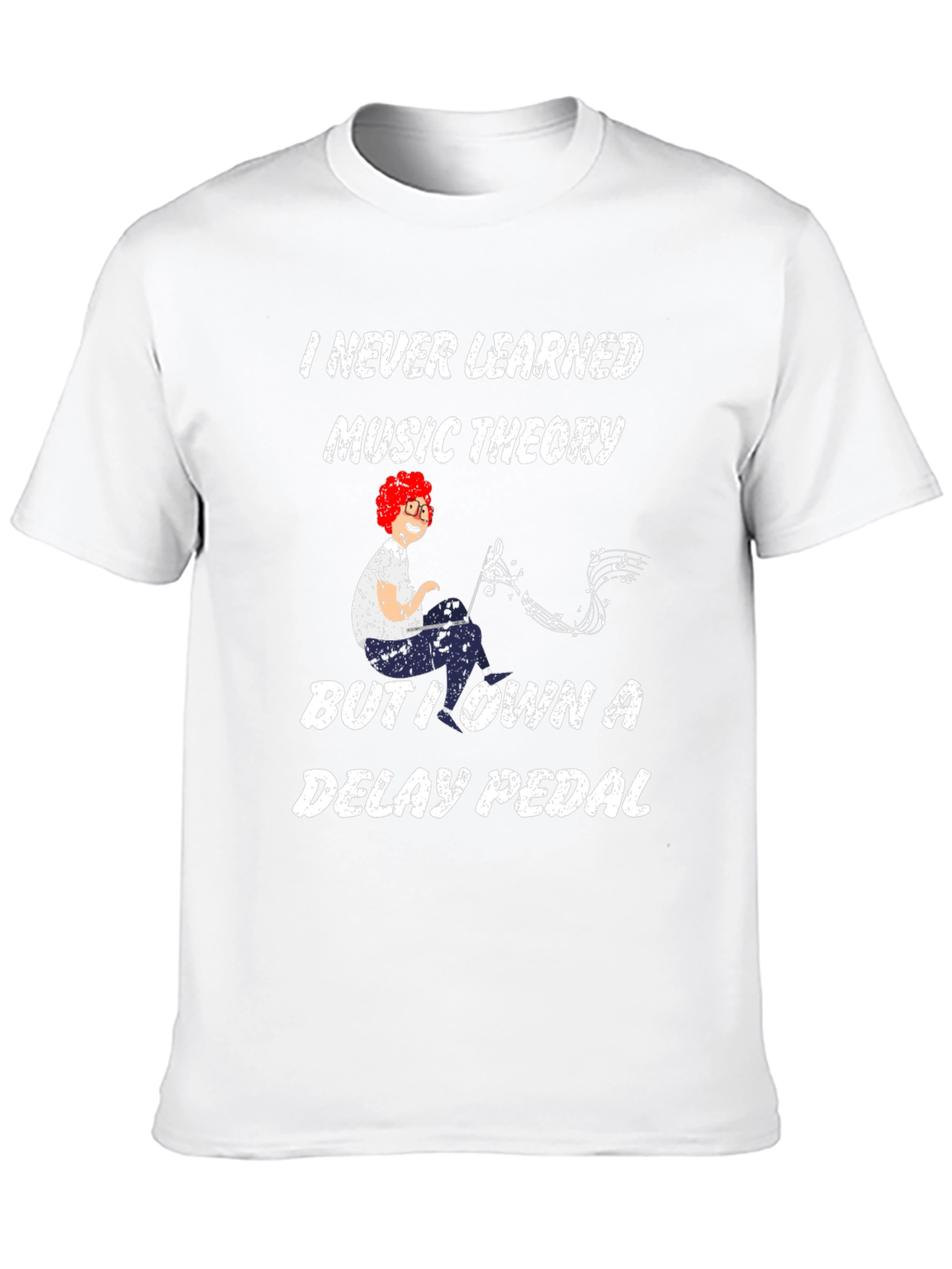 Music Theory Delay Pedal Graphic T-Shirt