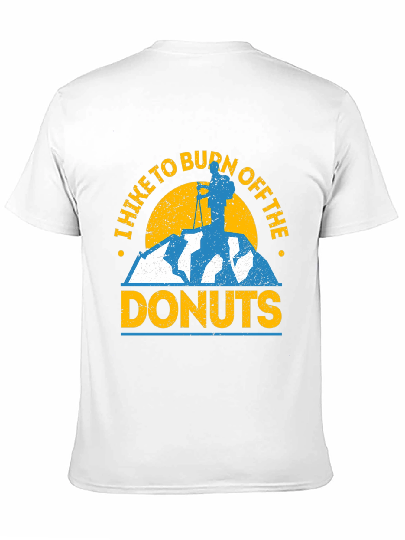 Hike to Burn Off Donuts Graphic T-Shirt