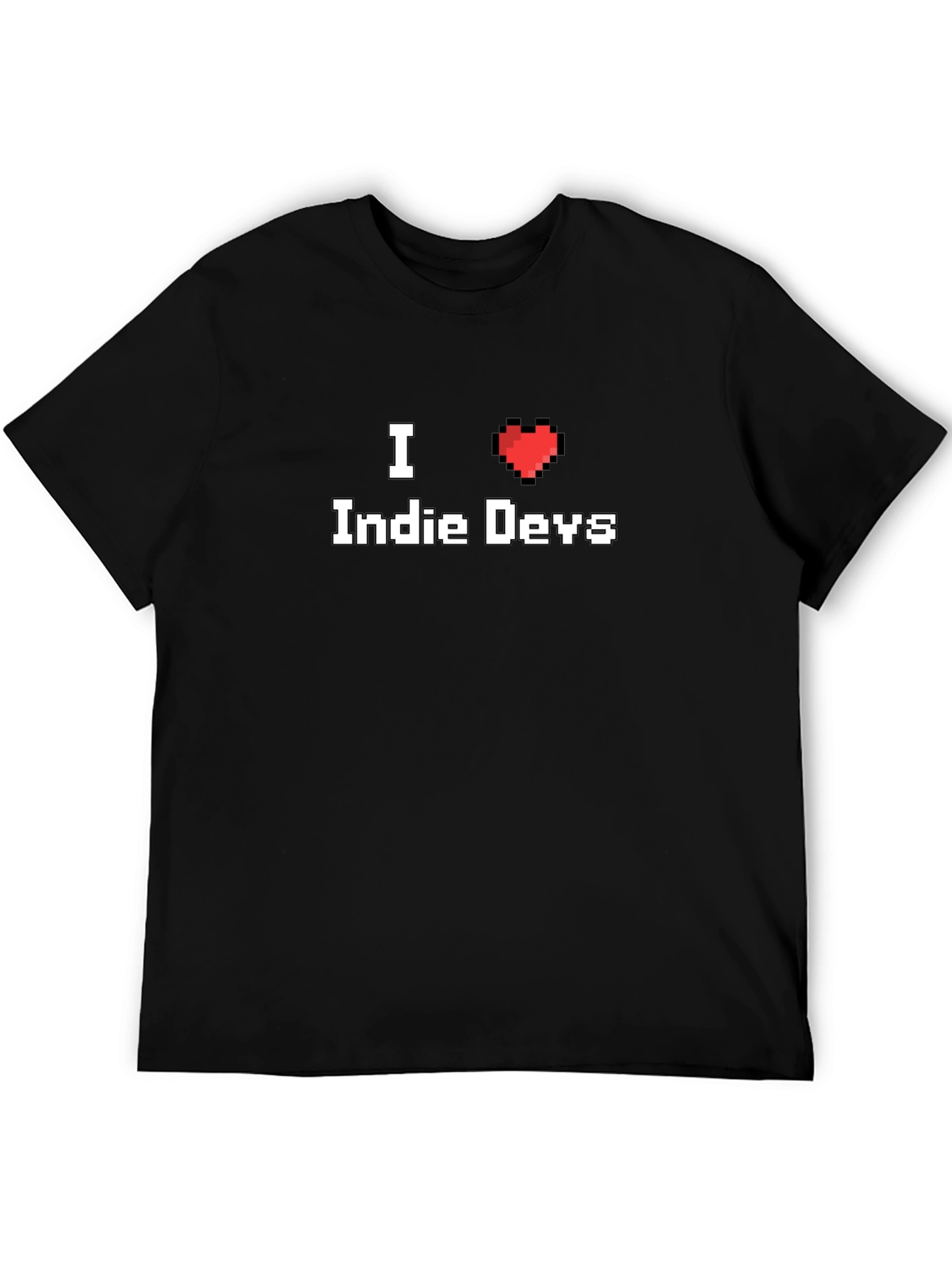 I Heart Indie Devs Pixel Art T-Shirt