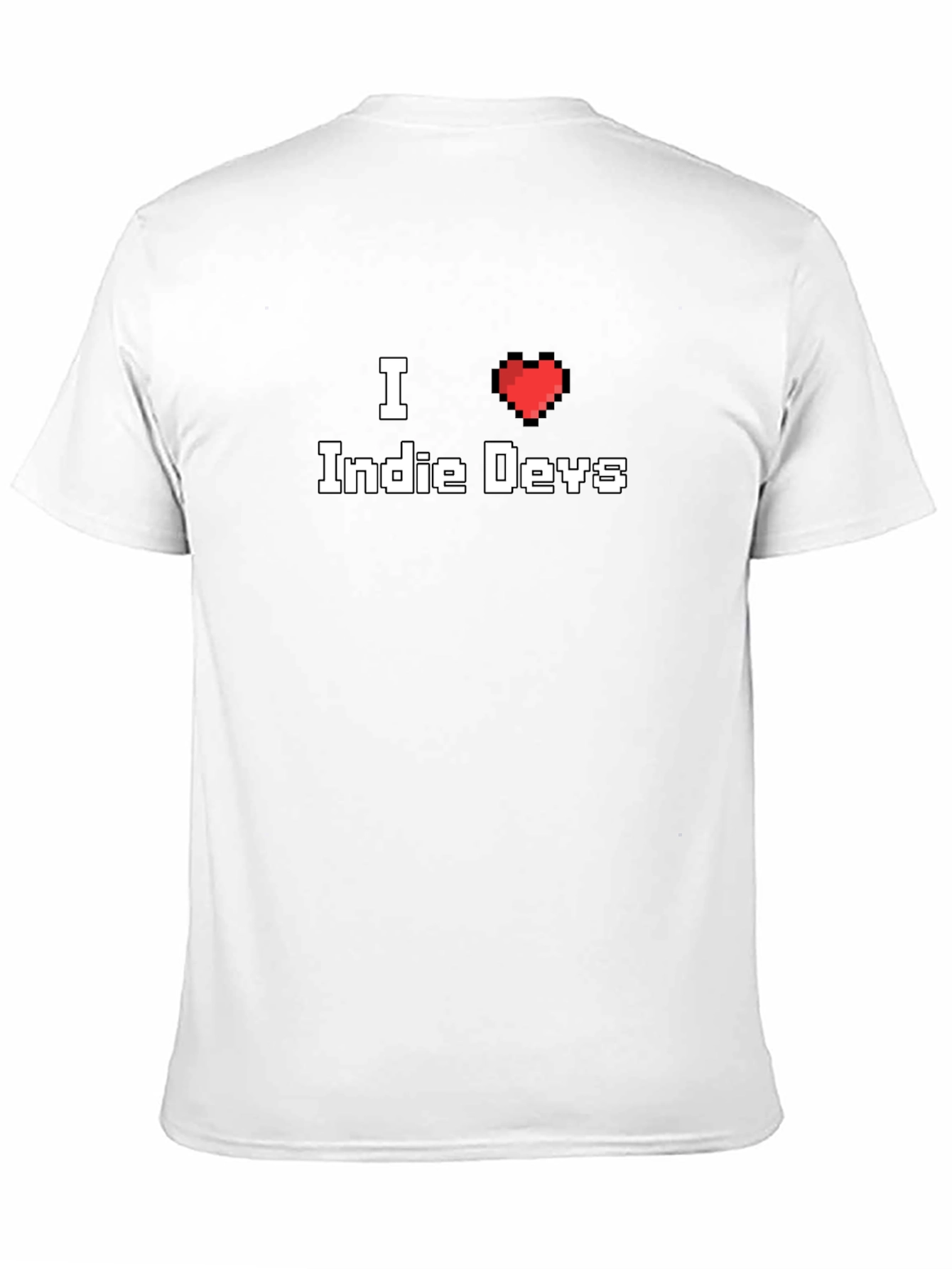 I Heart Indie Devs Pixel Art T-Shirt