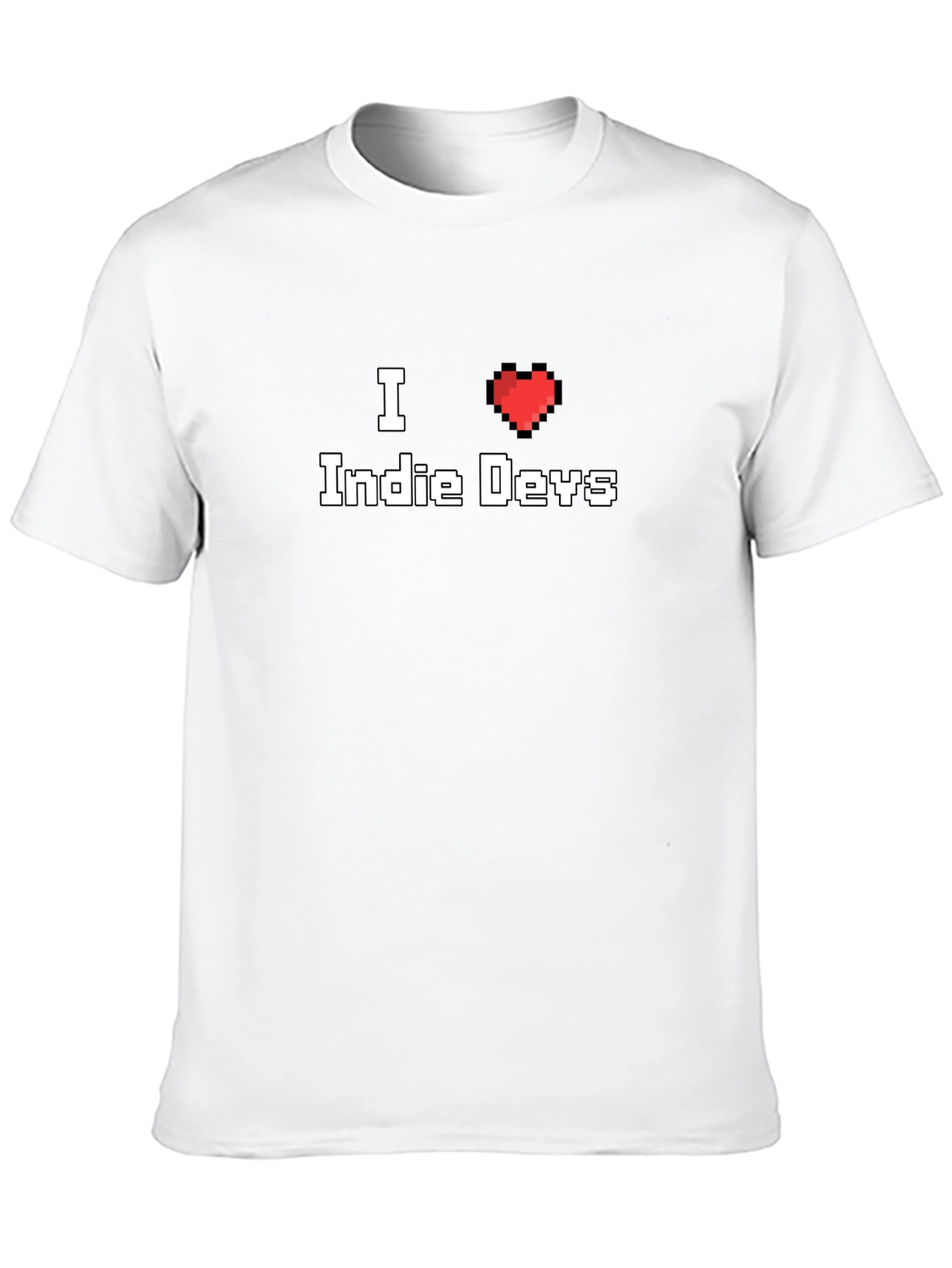 I Heart Indie Devs Pixel Art T-Shirt