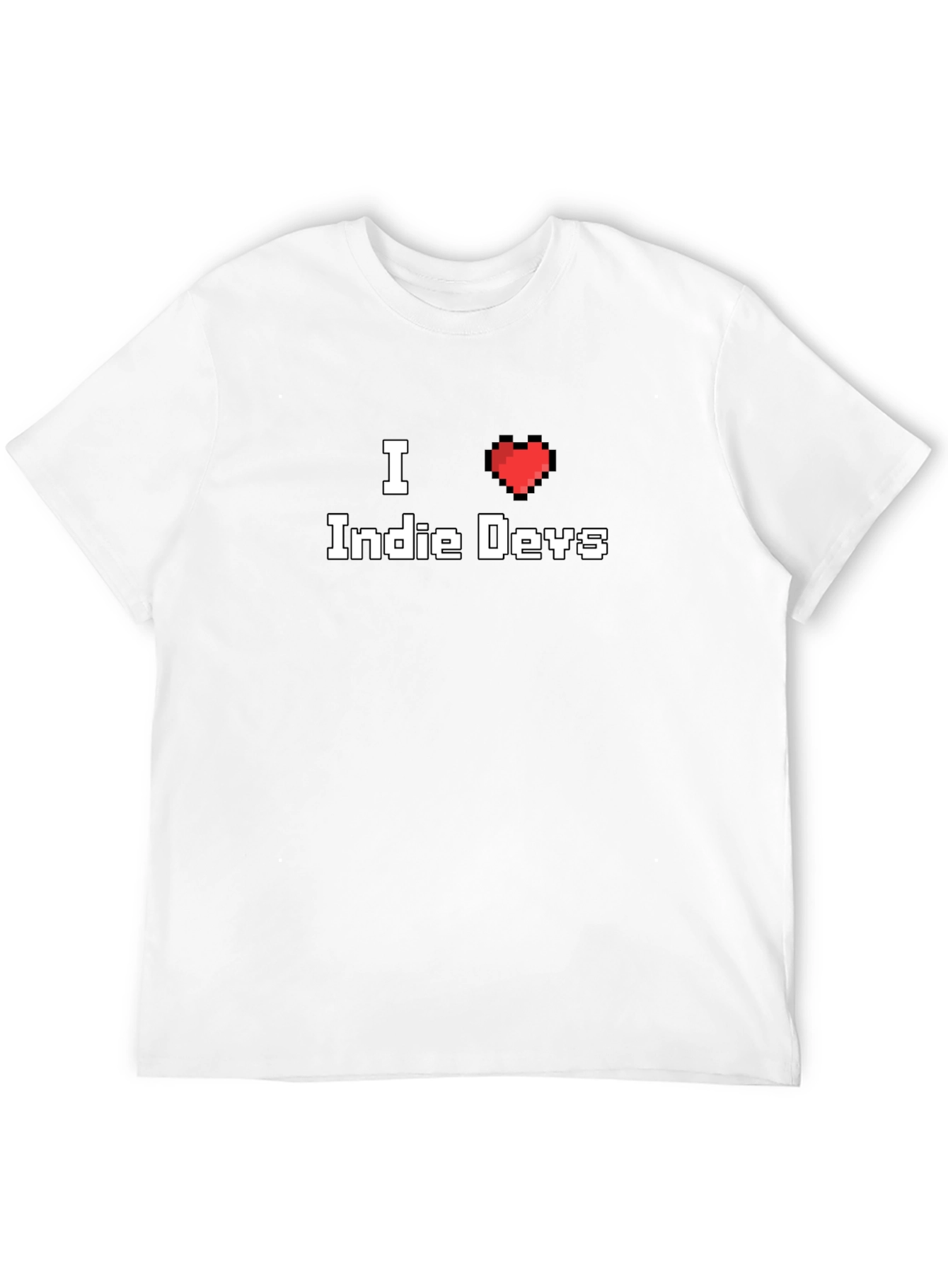 I Heart Indie Devs Pixel Art T-Shirt