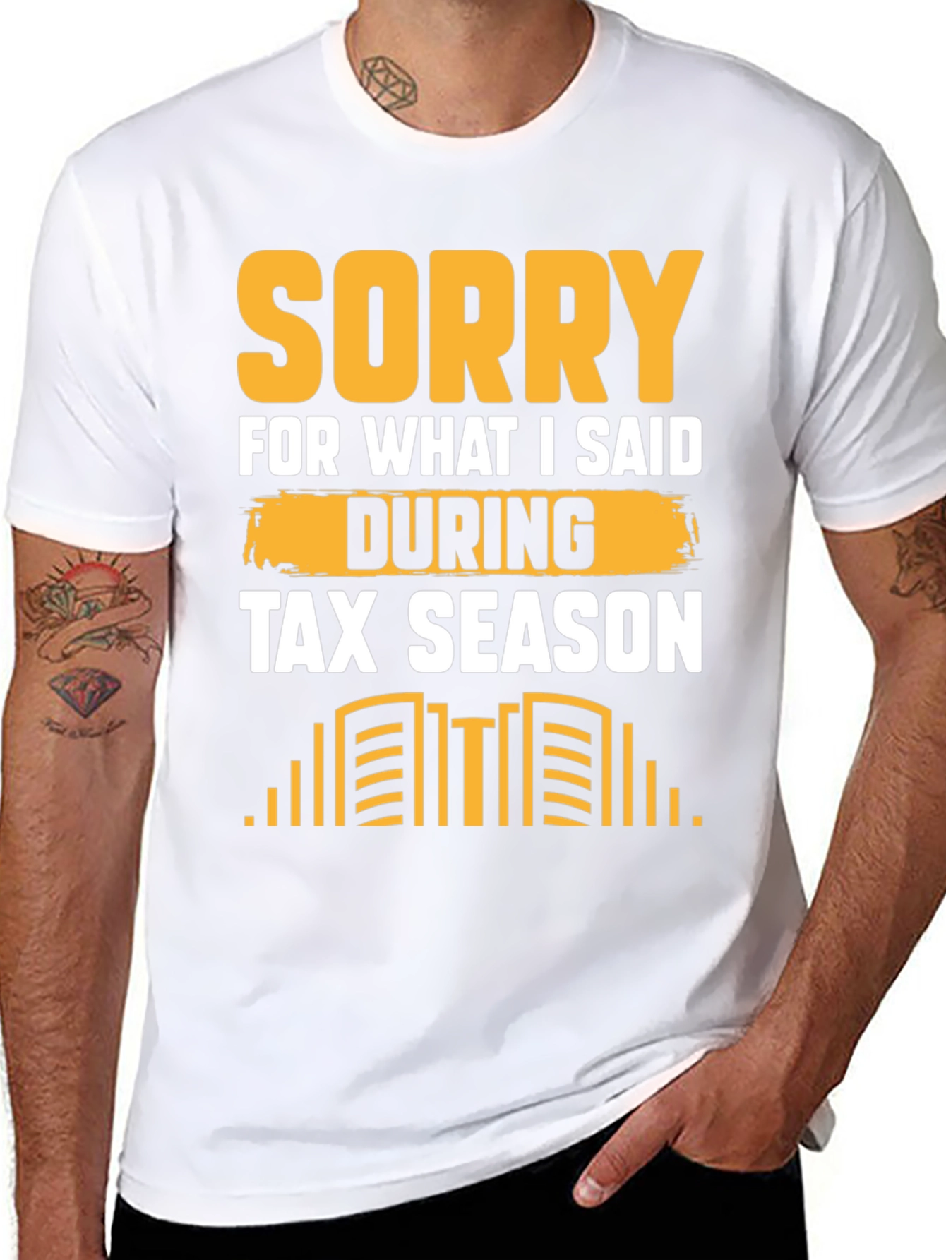 Funny Tax Season Sorry Mens T-Shirt