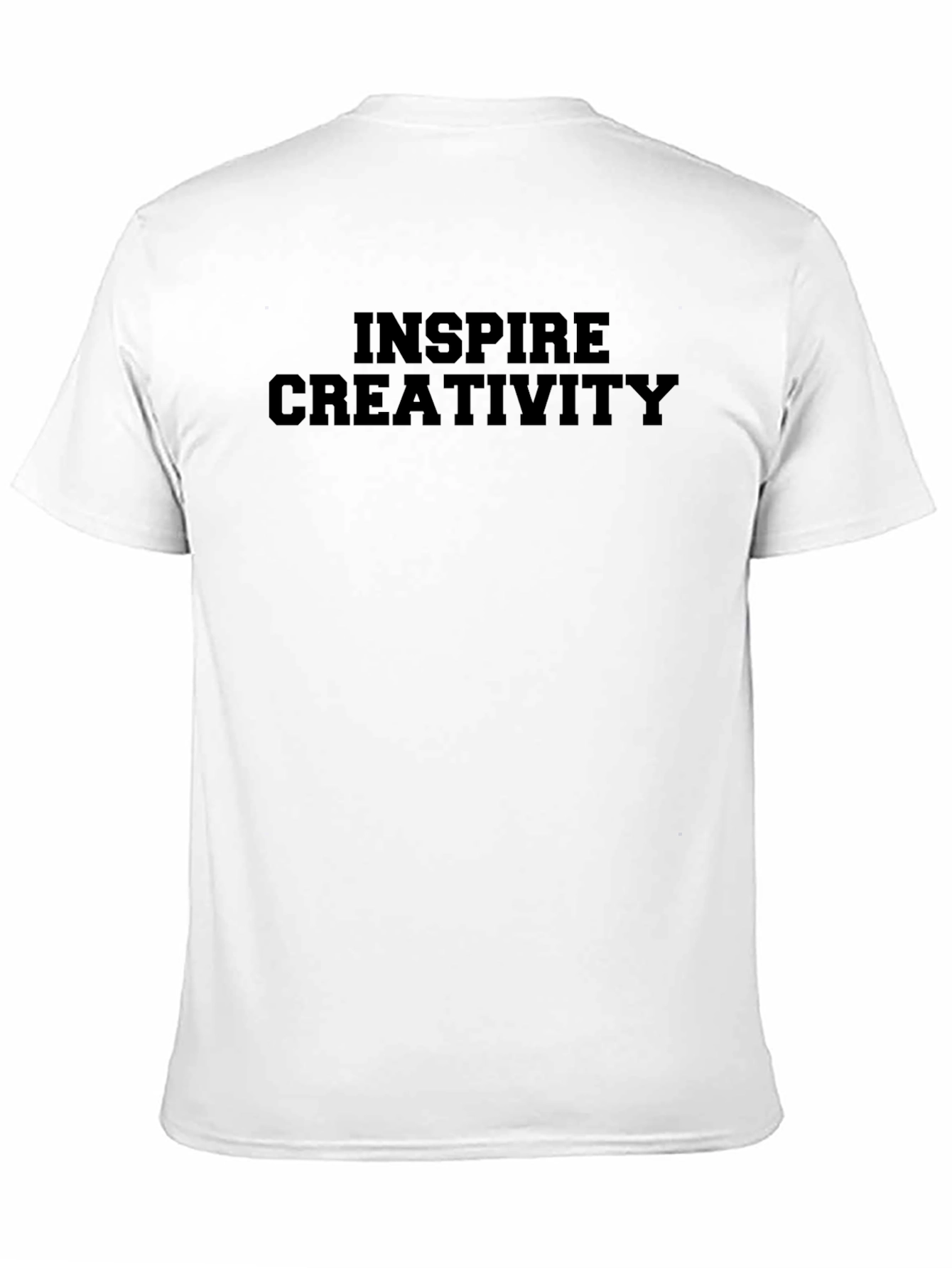 Inspire Creativity Black Graphic T-Shirt