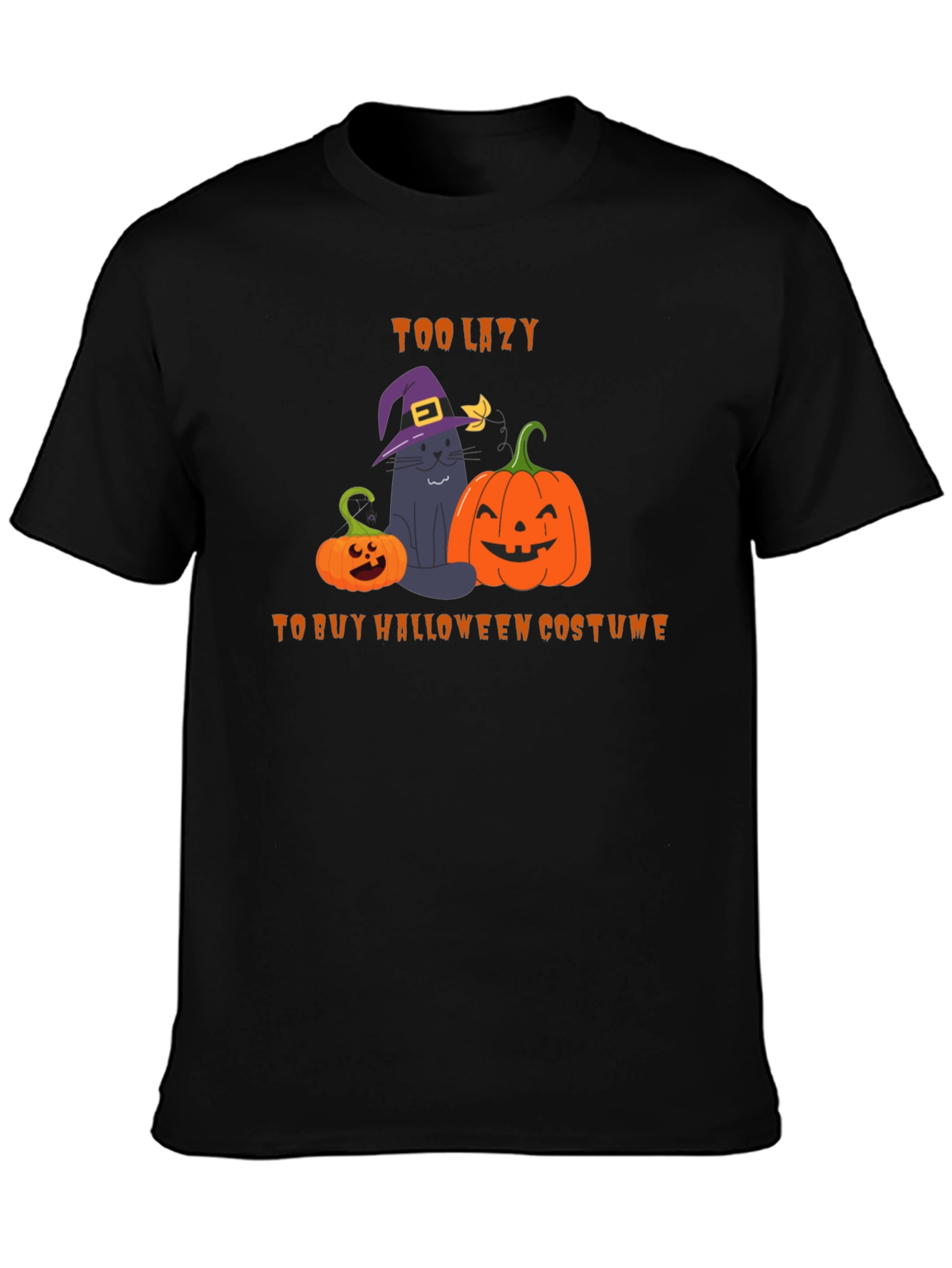Too Lazy Halloween Costume T-Shirt