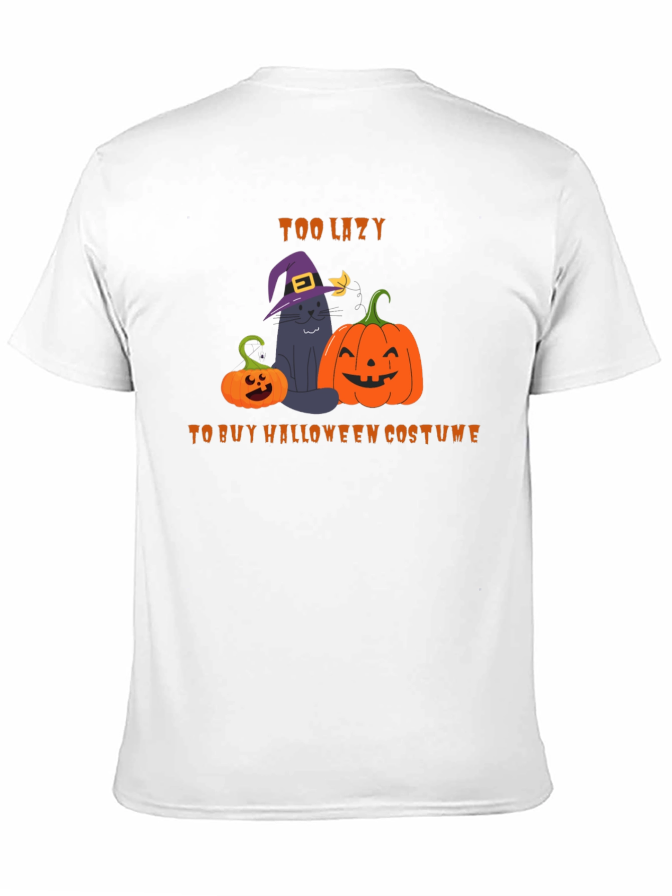 Too Lazy Halloween Costume T-Shirt
