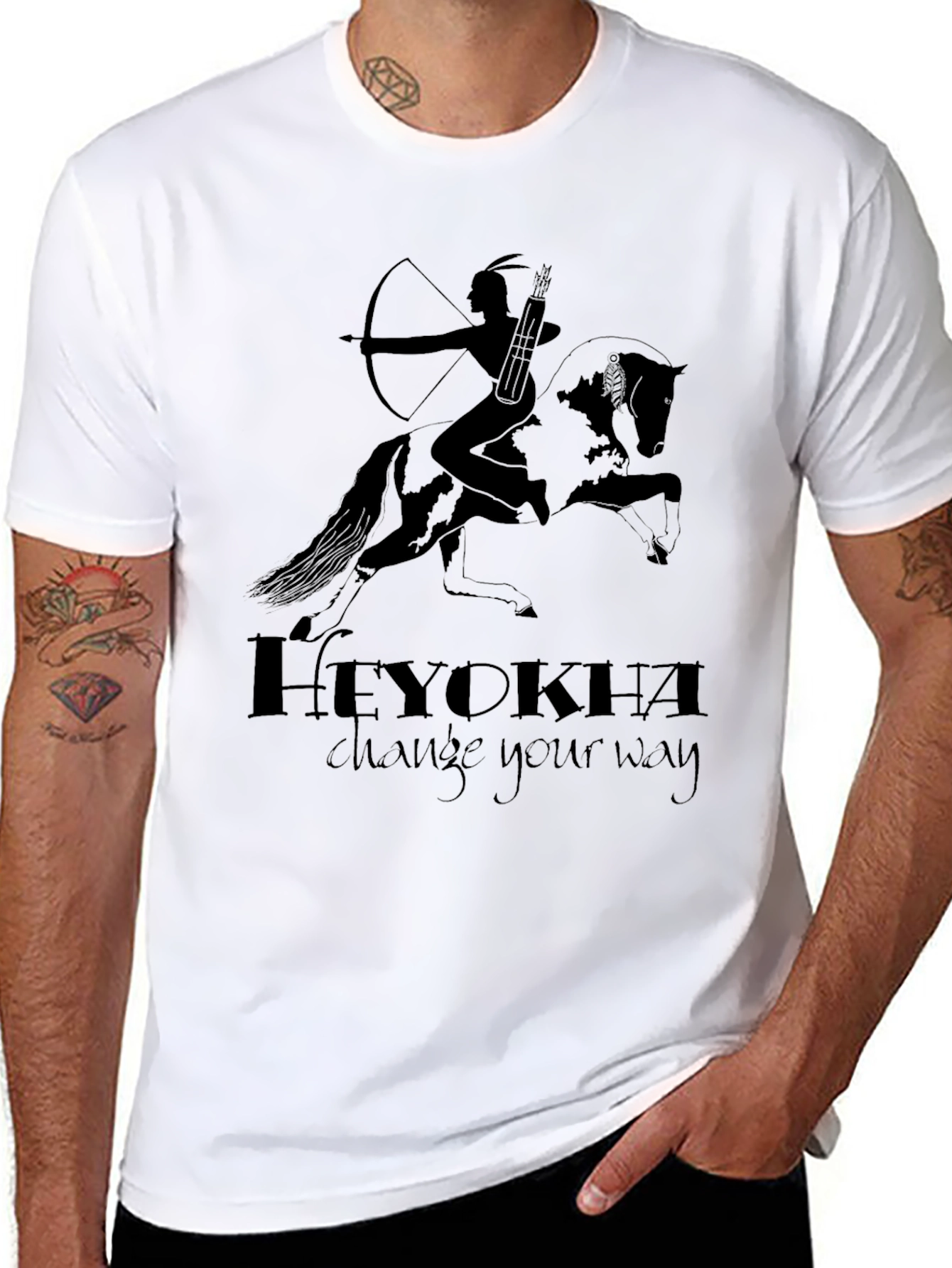 Heyokha Change Your Way Black T-Shirt