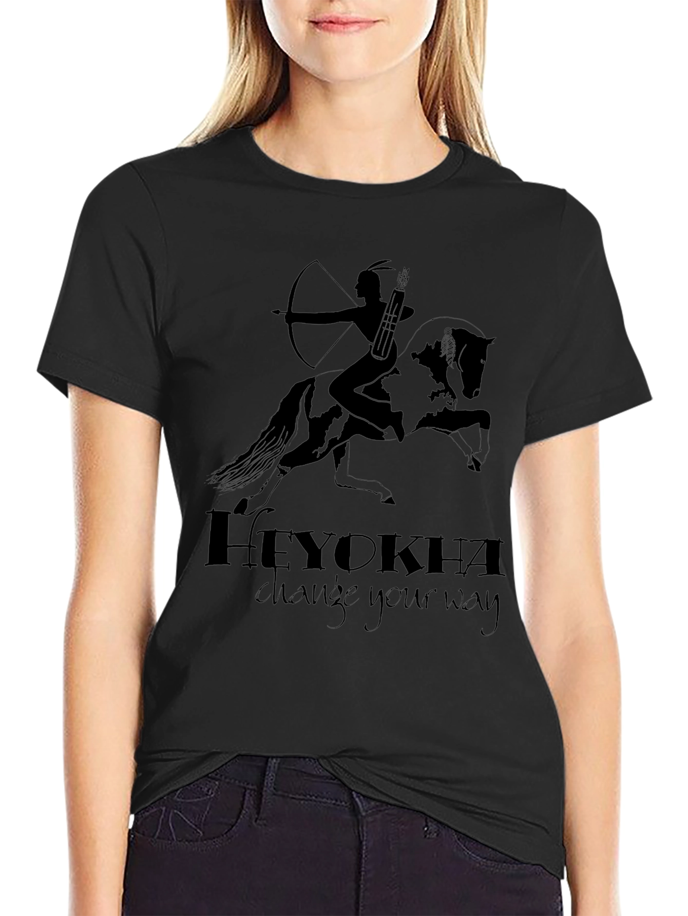 Heyokha Change Your Way Black T-Shirt