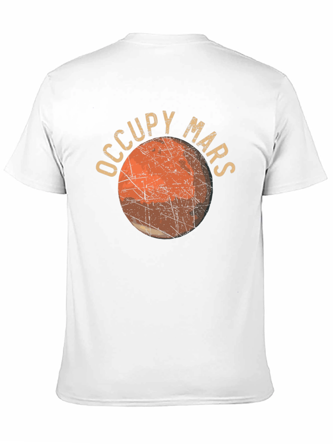 Occupy Mars Graphic T-Shirt - Space Exploration Tee