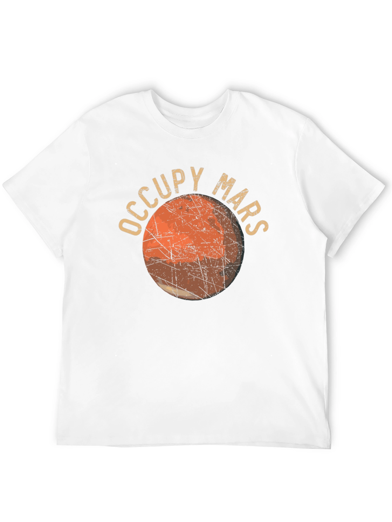 Occupy Mars Graphic T-Shirt - Space Exploration Tee