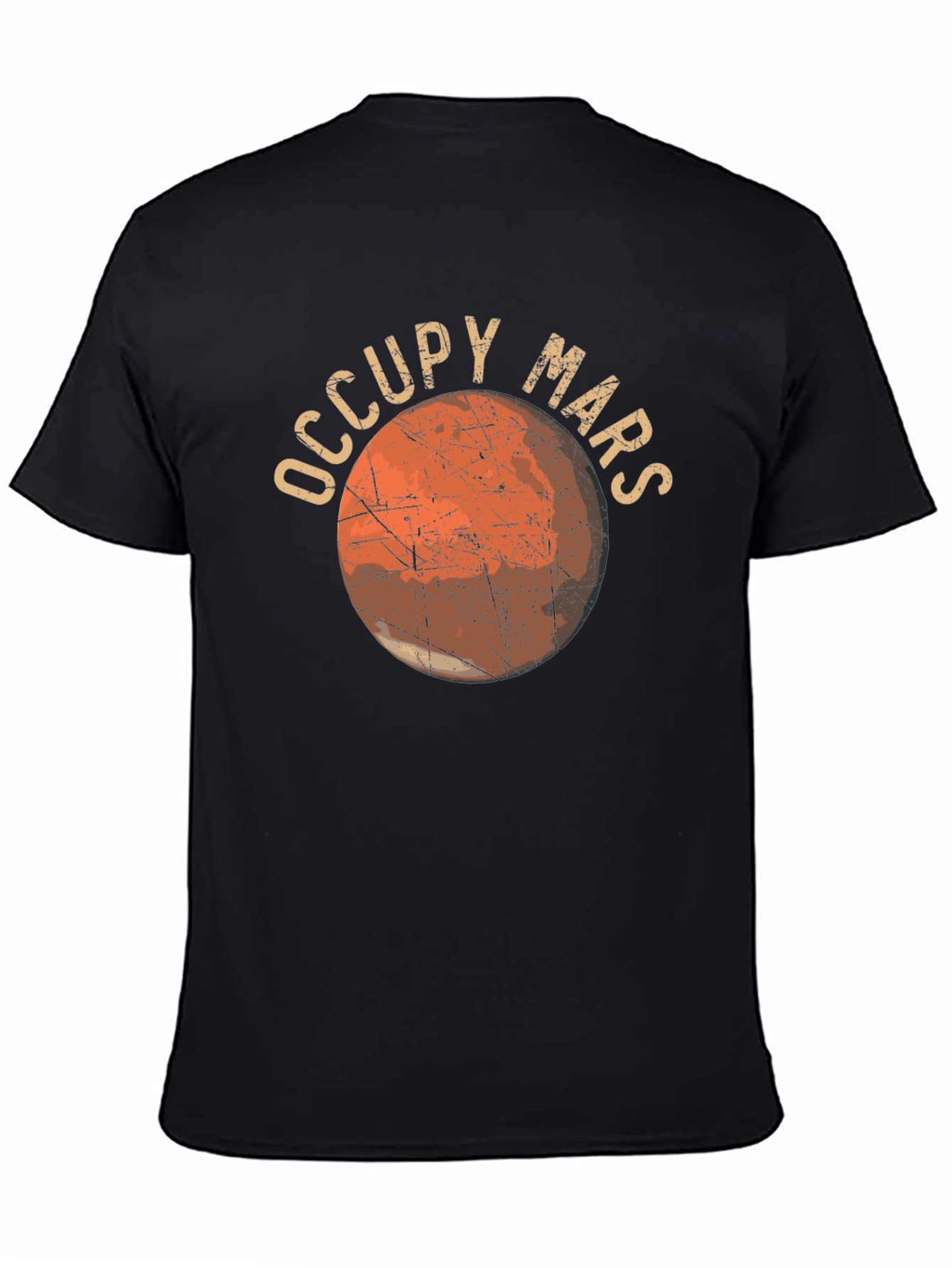Occupy Mars Graphic T-Shirt - Space Exploration Tee
