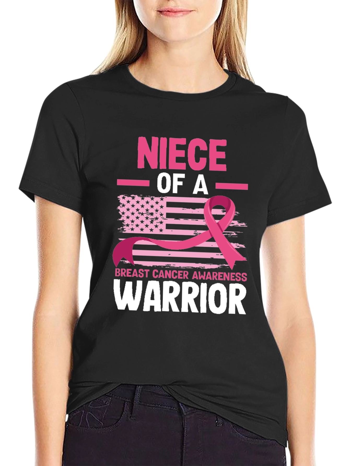 Niece of a Breast Cancer Warrior T-Shirt