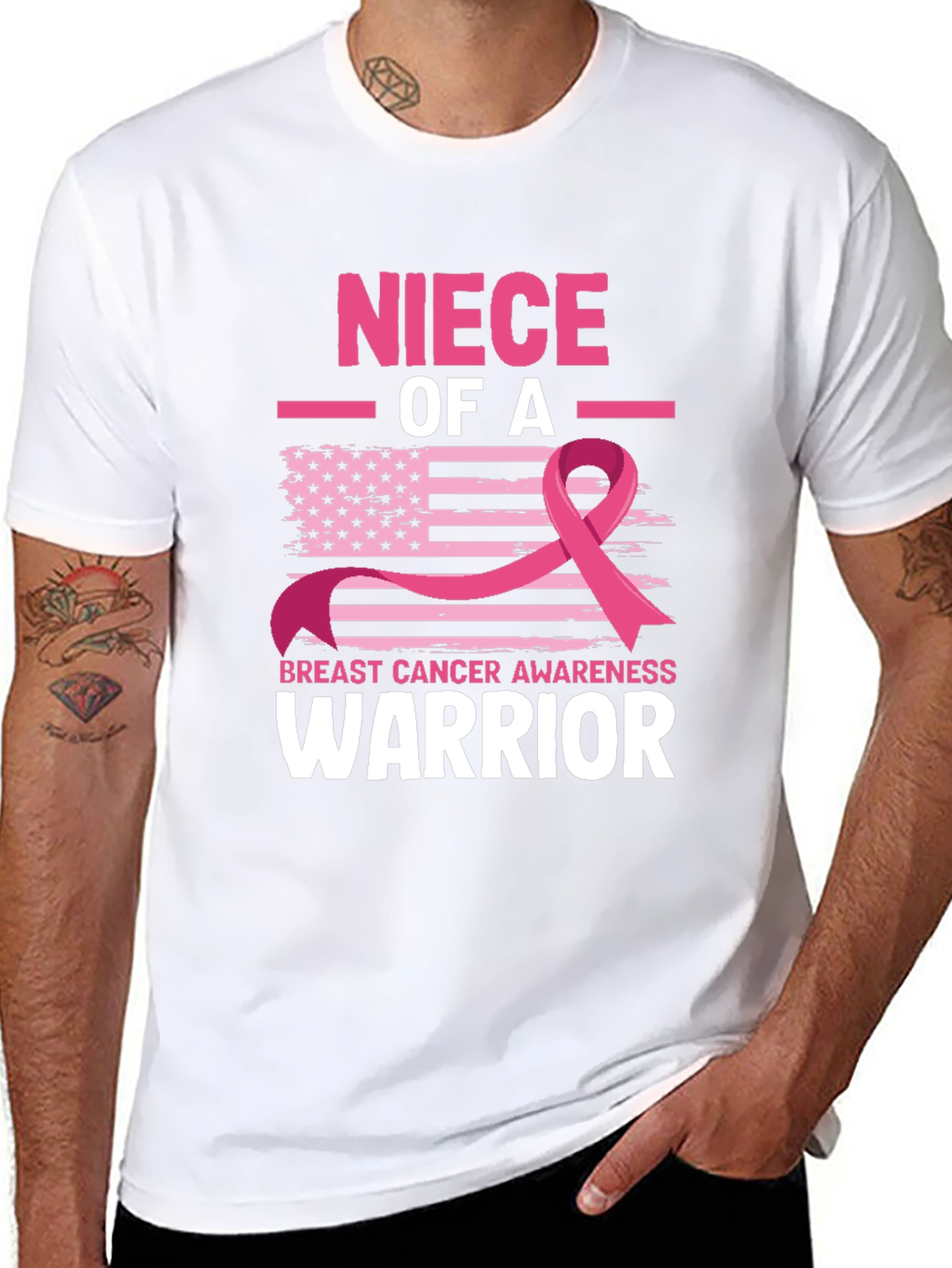 Niece of a Breast Cancer Warrior T-Shirt