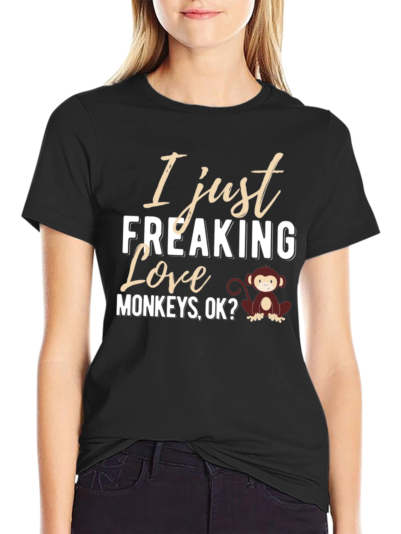 I Love Monkeys Graphic Tee