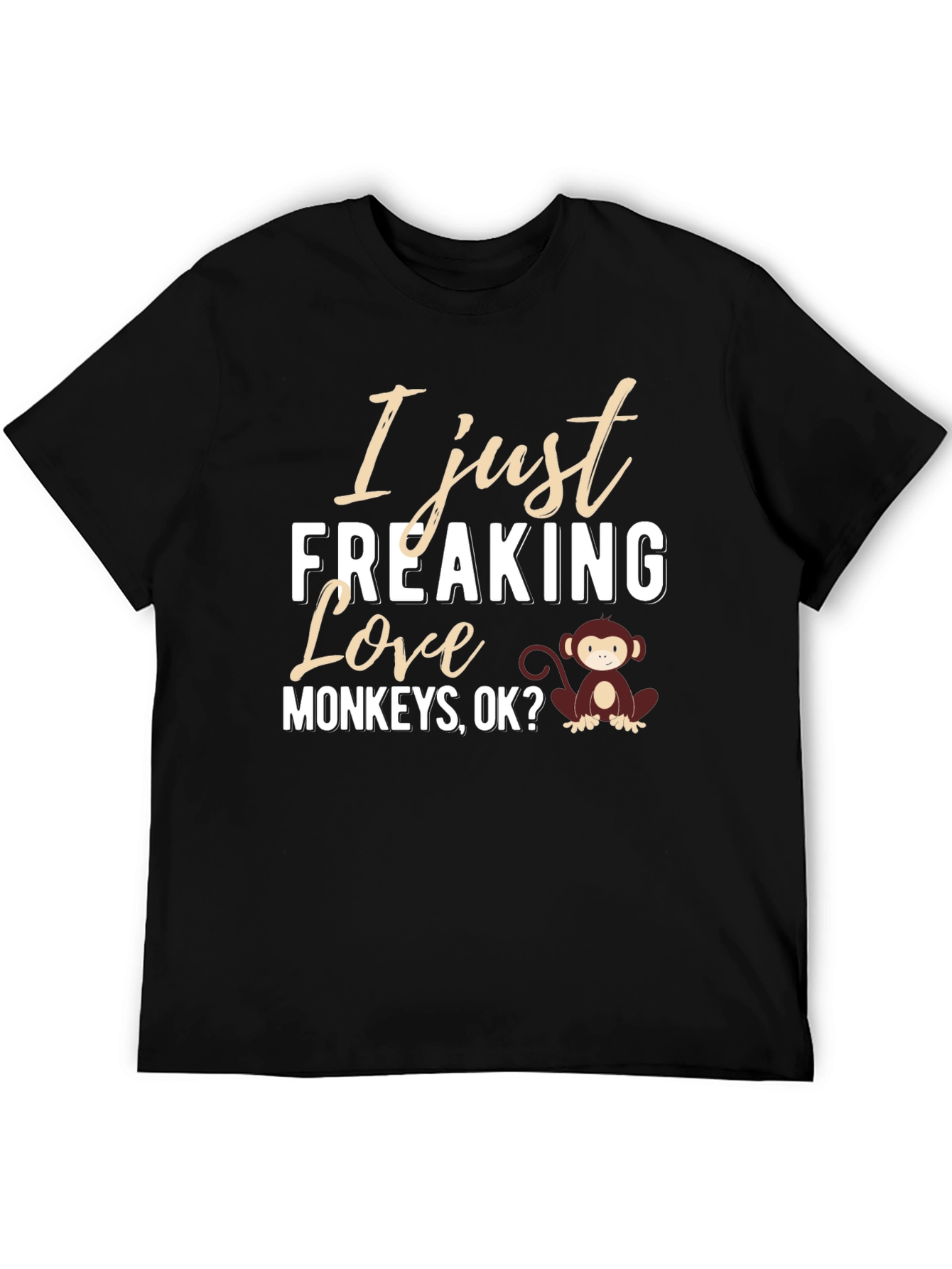 I Love Monkeys Graphic Tee