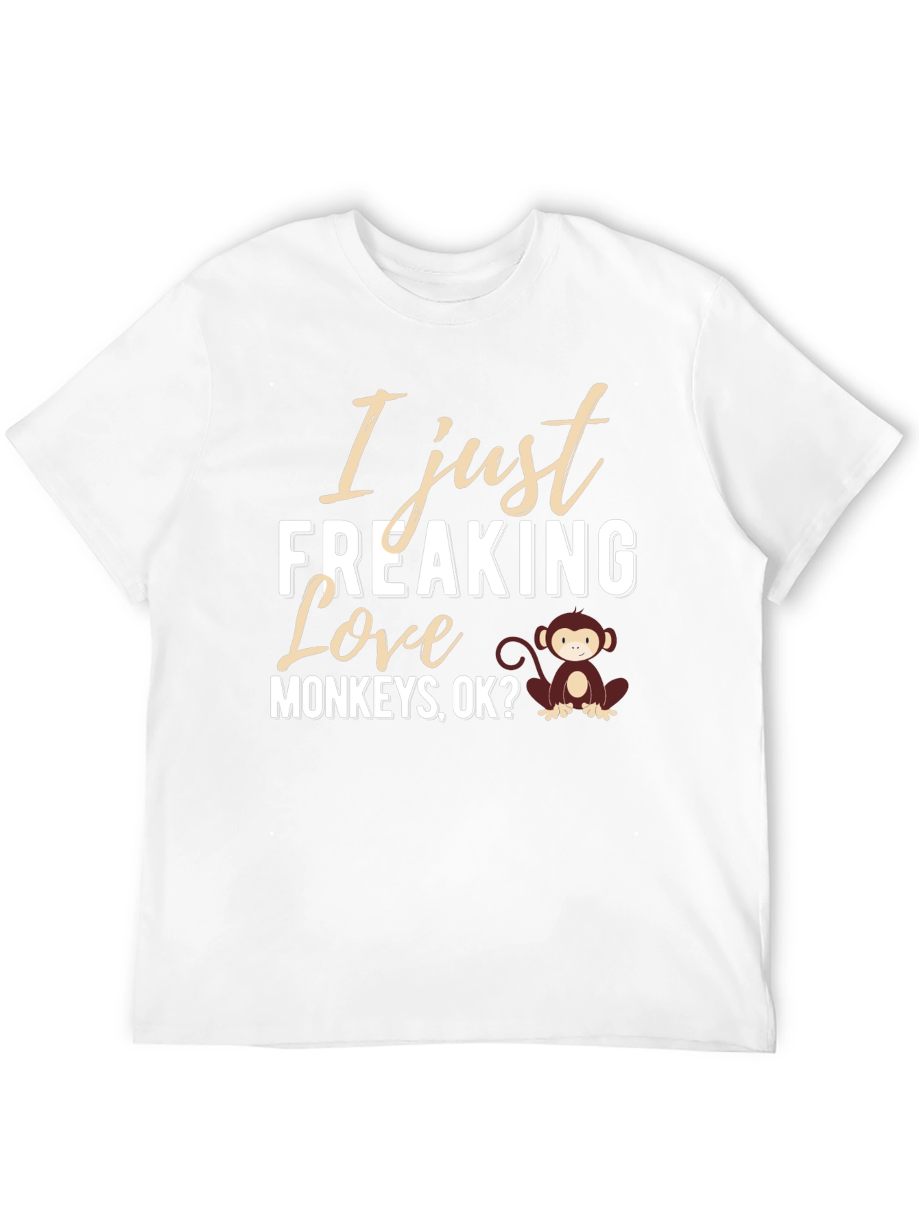I Love Monkeys Graphic Tee