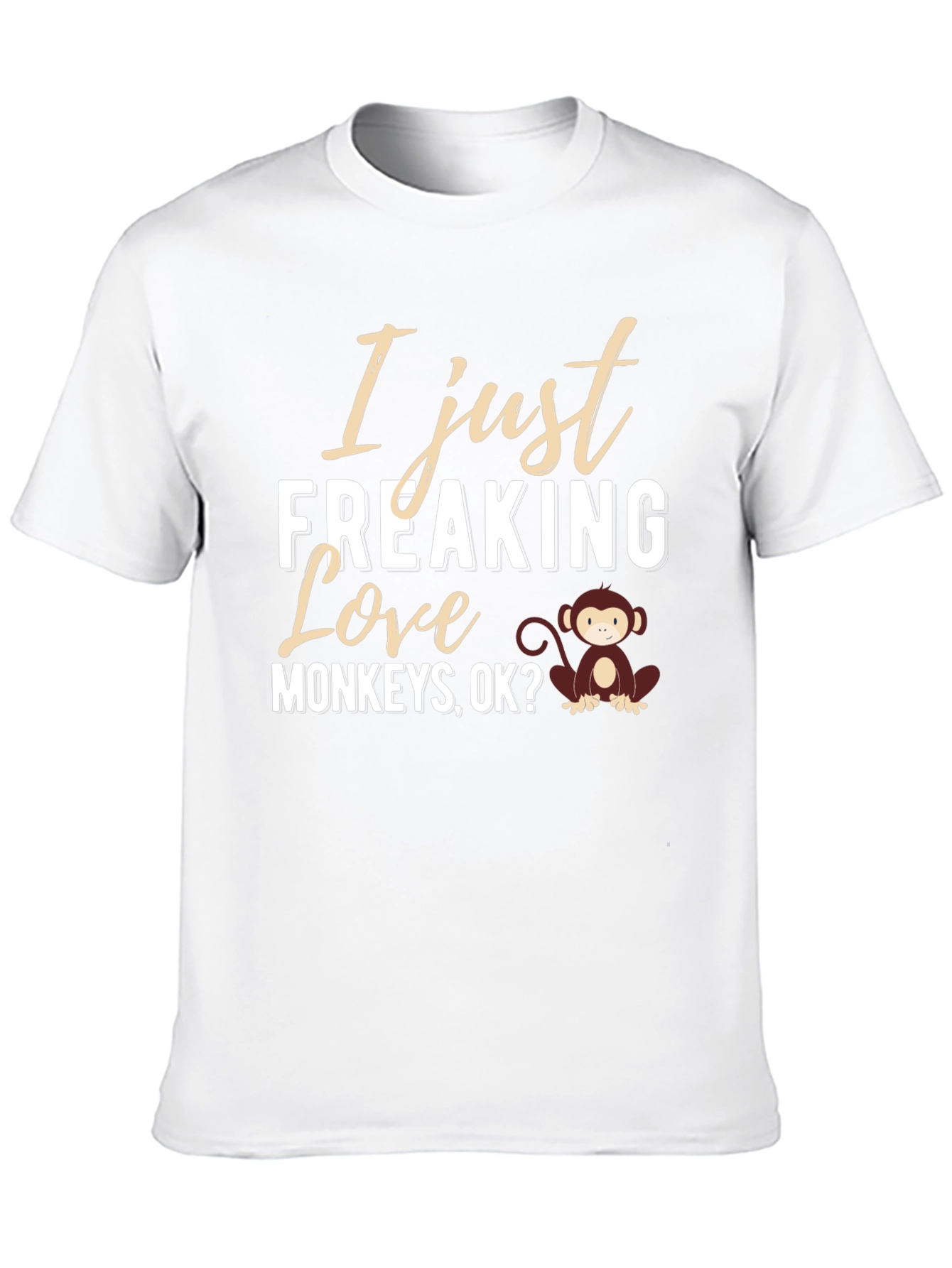 I Love Monkeys Graphic Tee