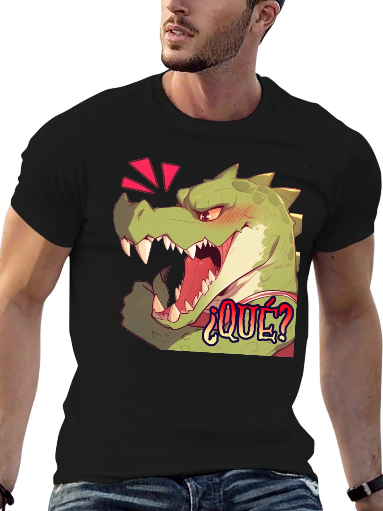 Funny Alligator ¿QUÉ? Graphic T-Shirt