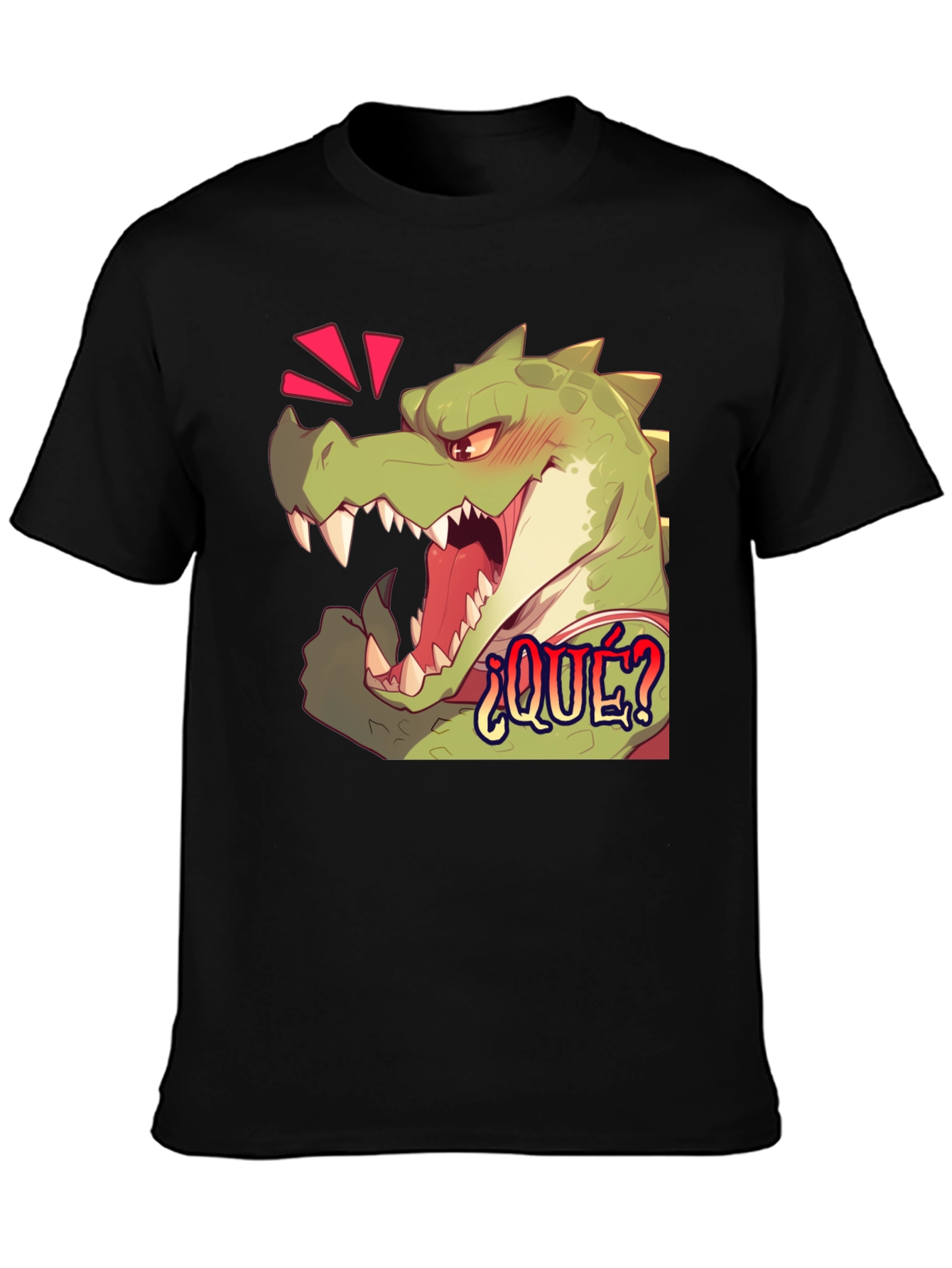 Funny Alligator ¿QUÉ? Graphic T-Shirt