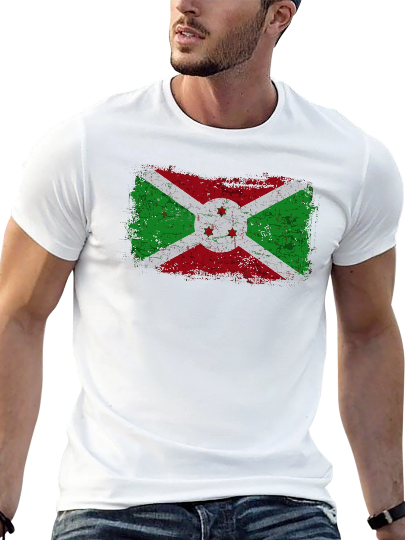 Burundi Flag Graphic T-Shirt
