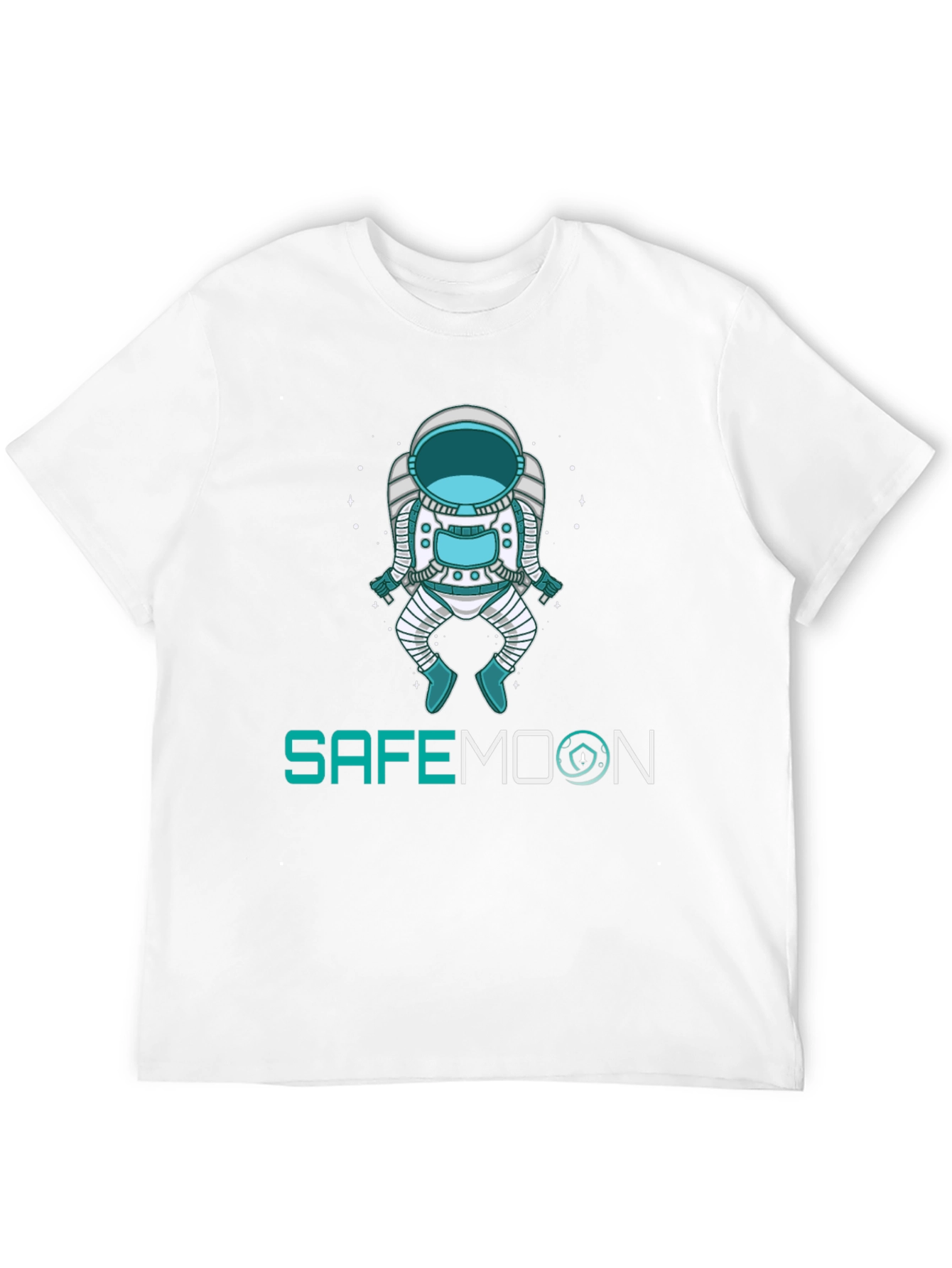 SafeMoon Astronaut Graphic Tee - Black Crypto T-Shirt