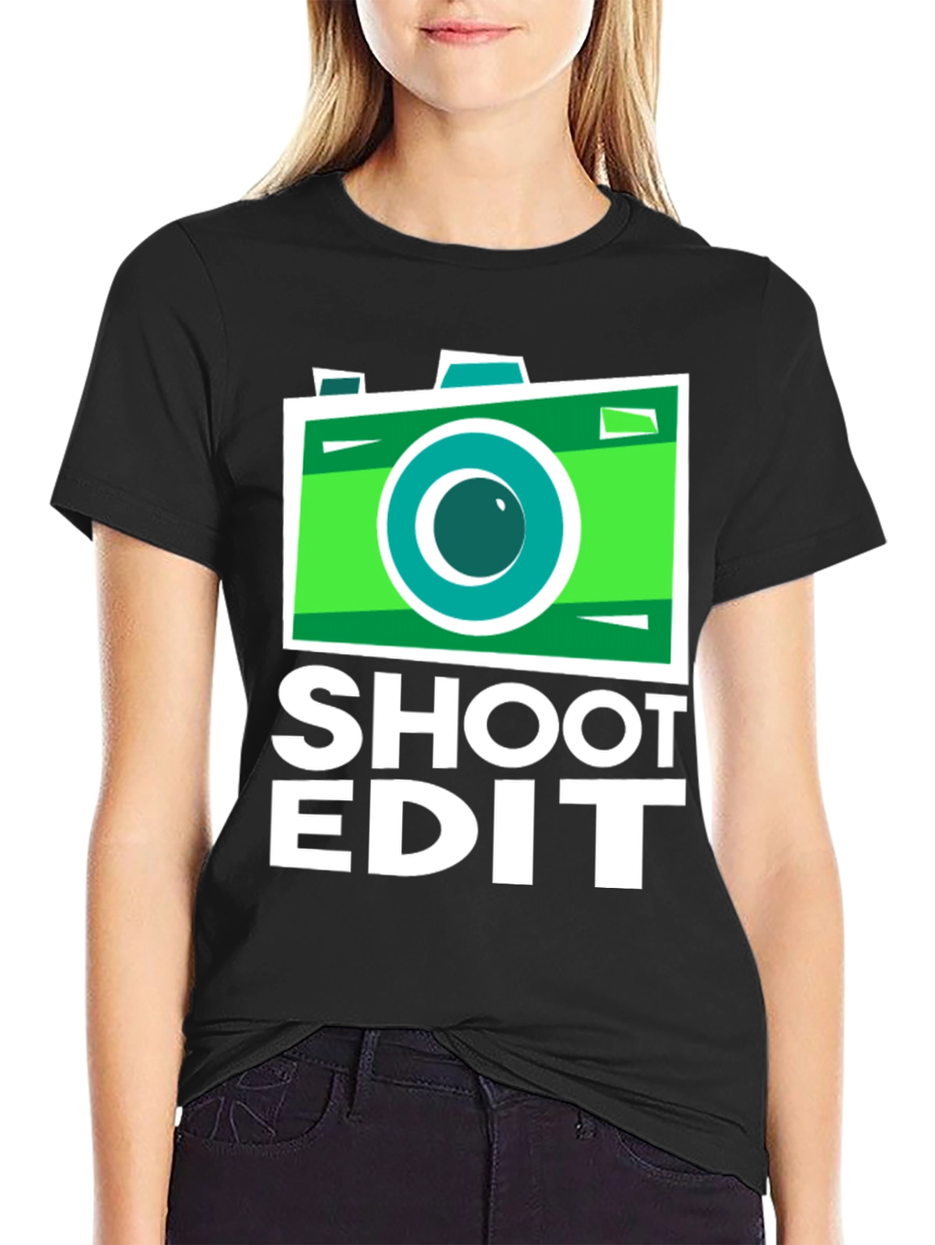 Shoot Edit Camera Graphic Tee